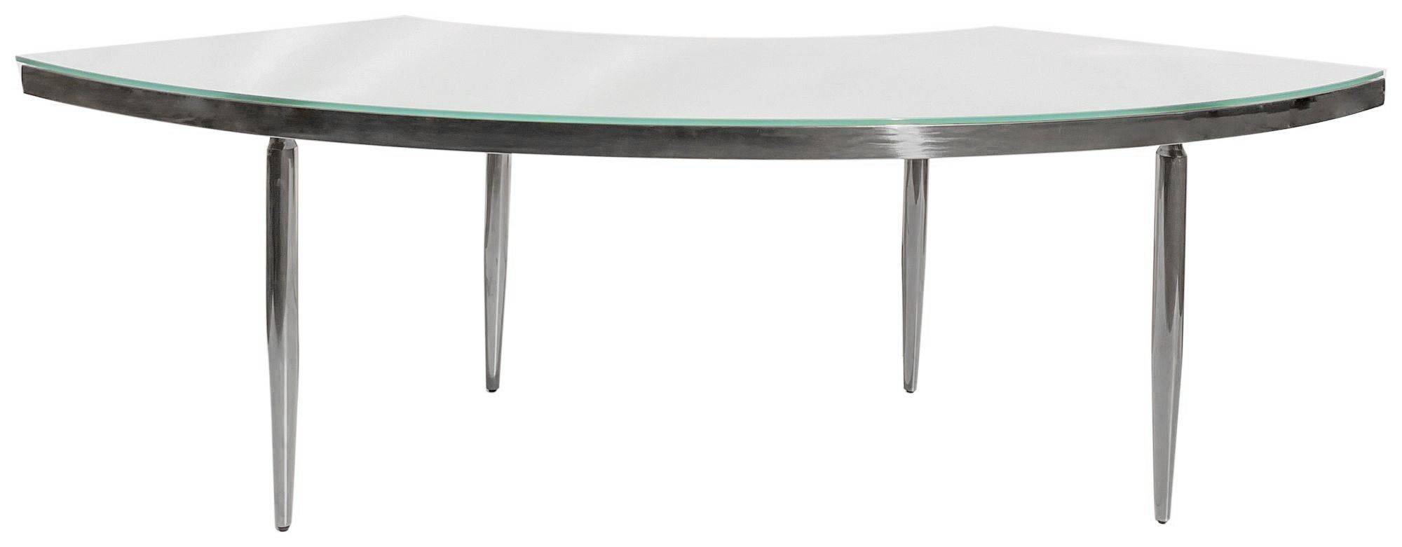 Аренда стол-волна Гейбл бело-серебряный 1 секция | Go Rent