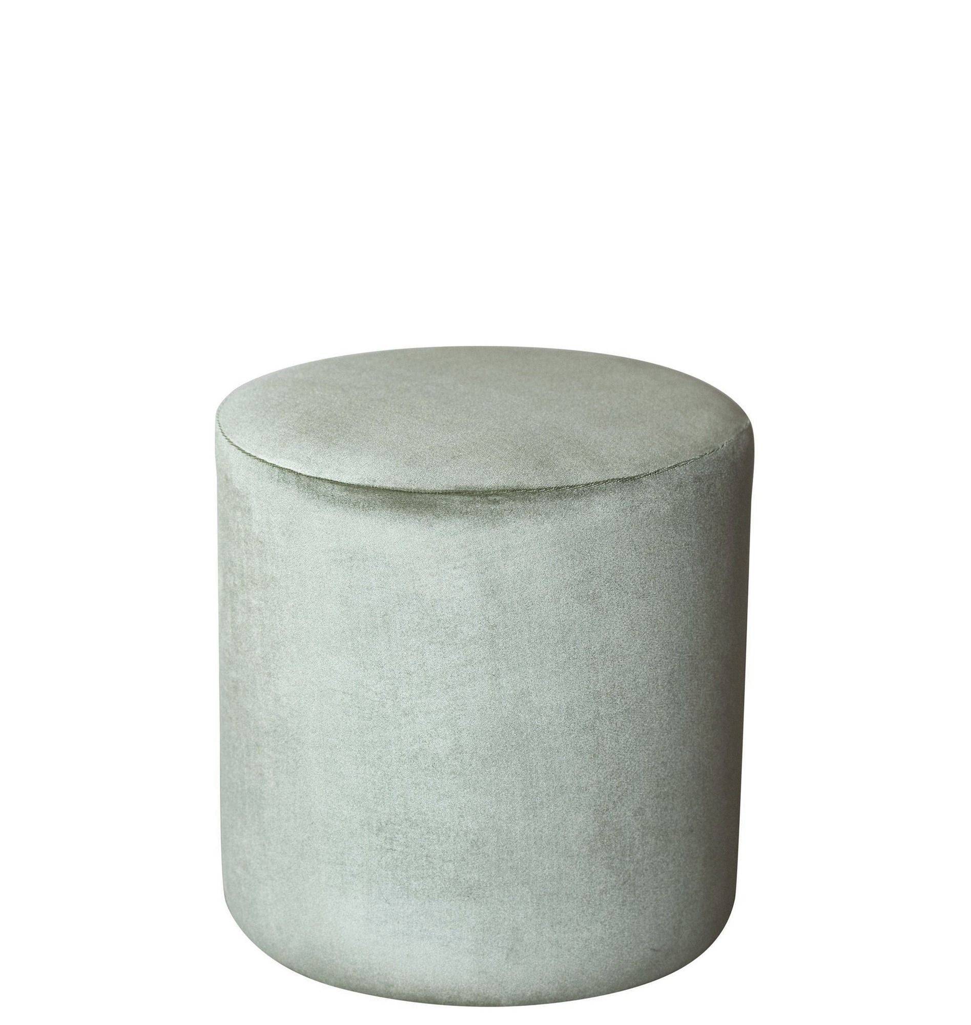 Пуф средний НОРМАН бархатный эвкалиптовый #312