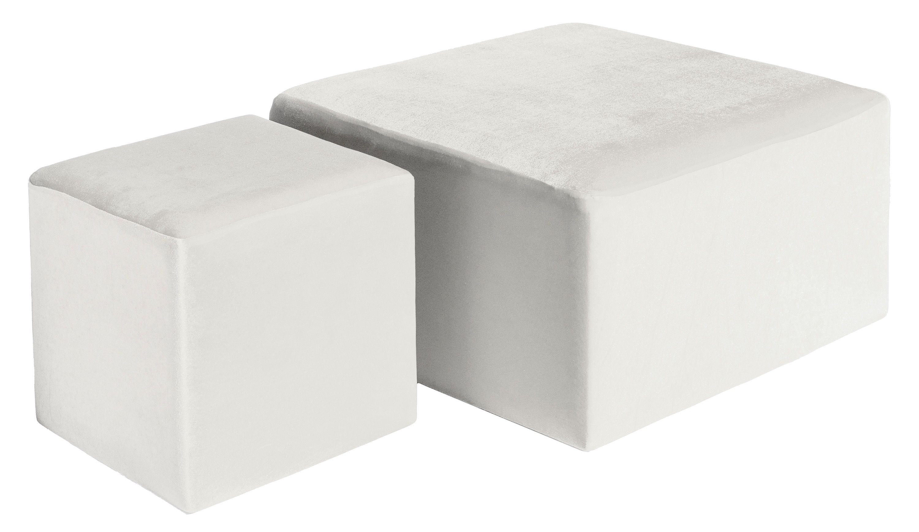 Пуф-куб АРНО белый – набор из 2 в аренду для мероприятий | Go Rent