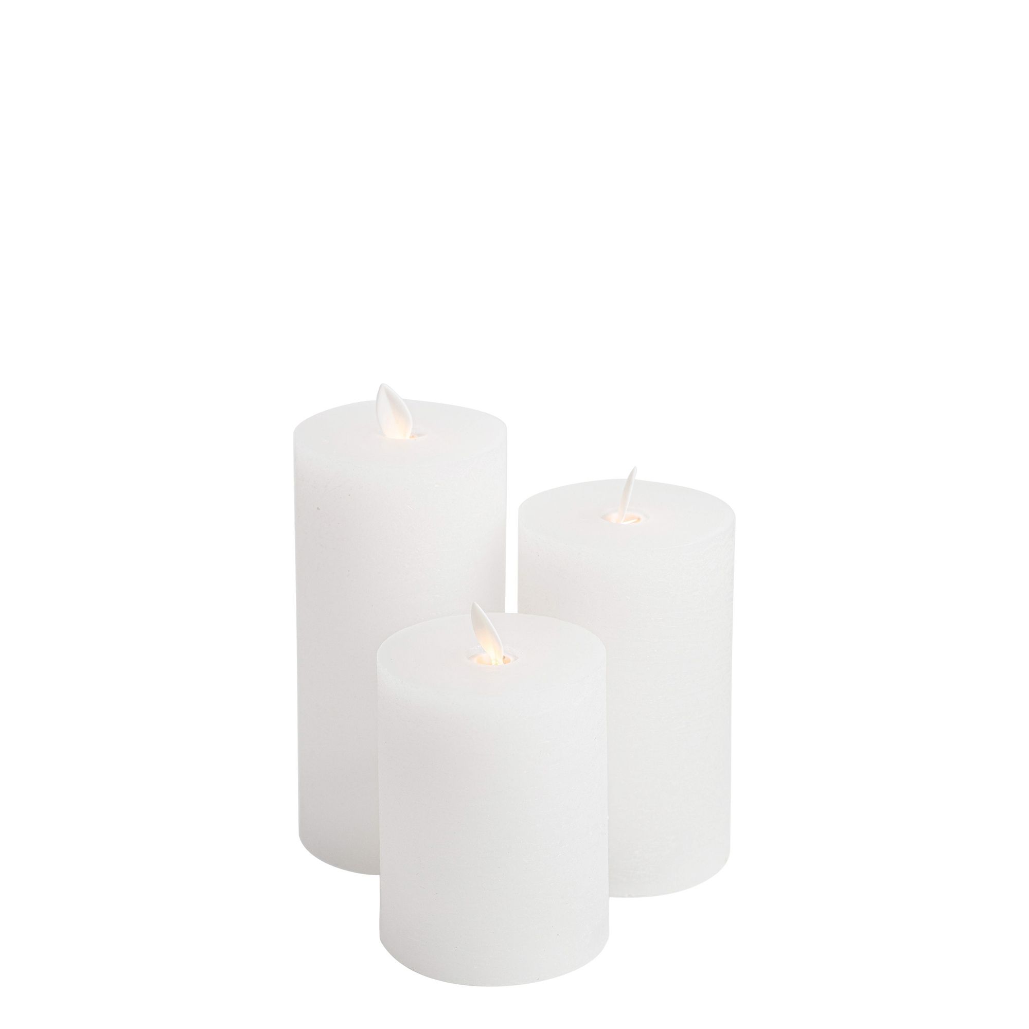 LED-свечи АДАЖИО белые – набор с батарейками