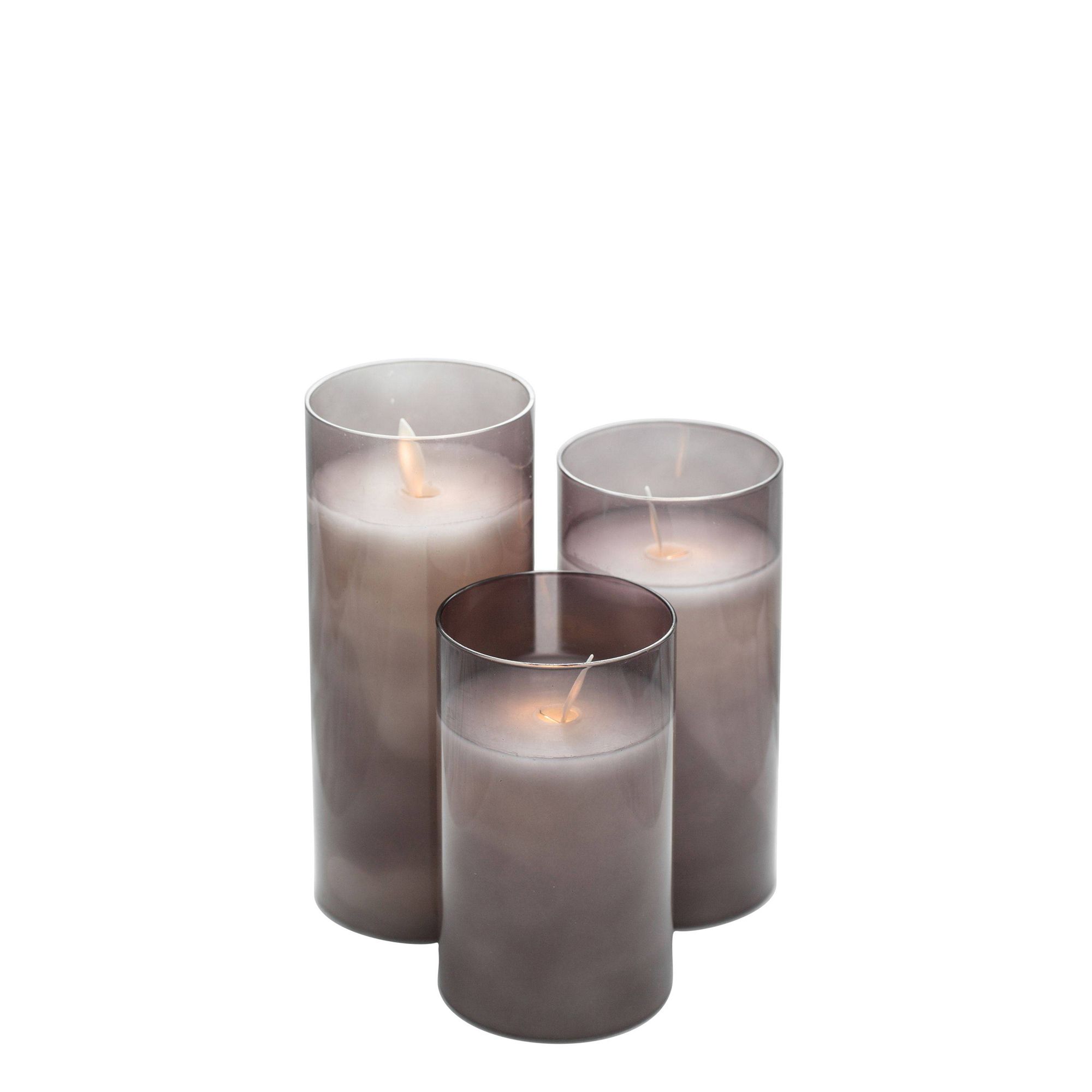 LED-свечи дымчатые ОДА – набор БЕЗ батареек