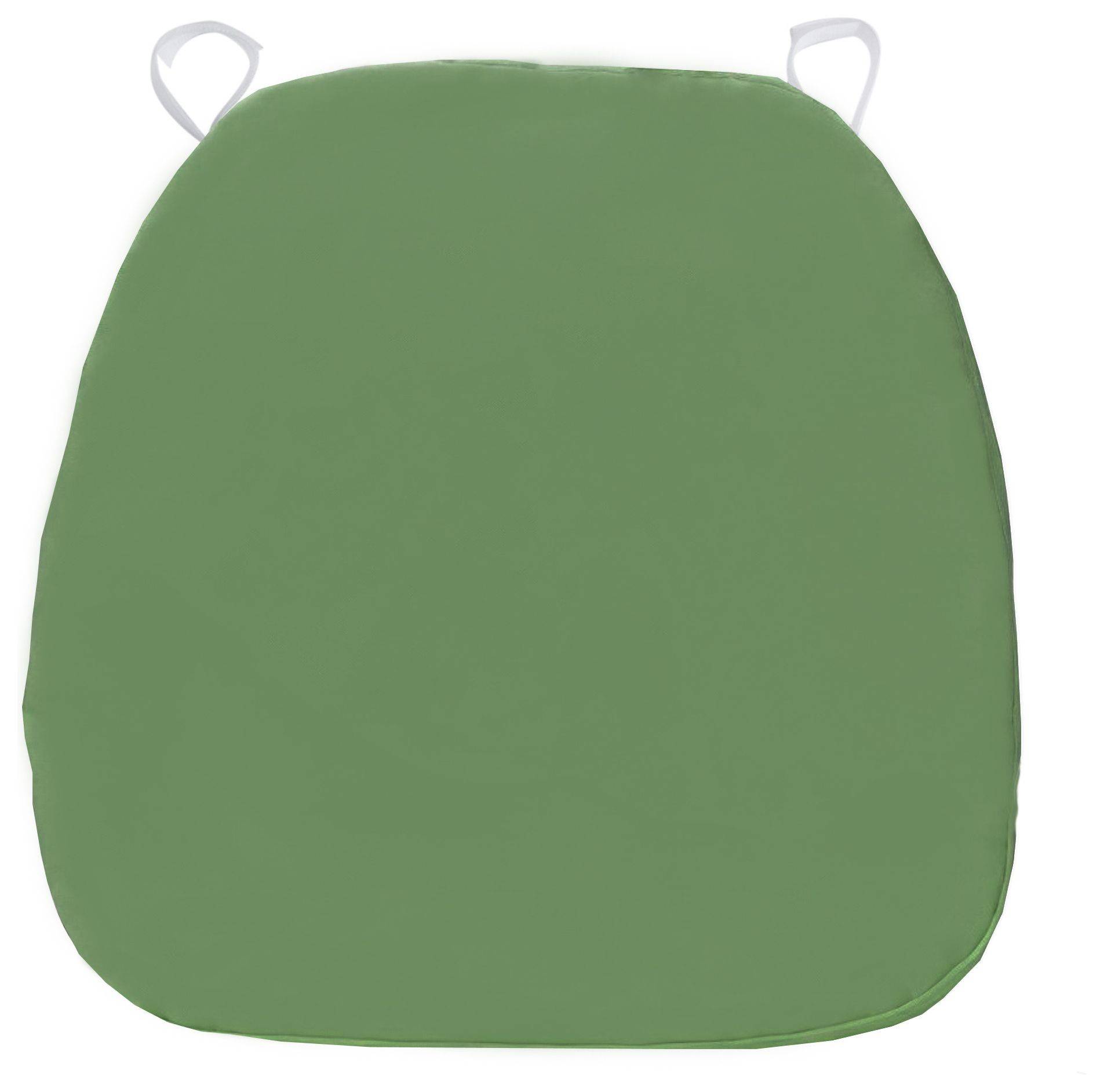 Мягкая ПОДУШКА для пластикового стула габардиновая оливковая #521