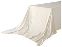 Скатерть прямоугольная БАРХАТНАЯ бесшовная Альт АЙВОРИ #401