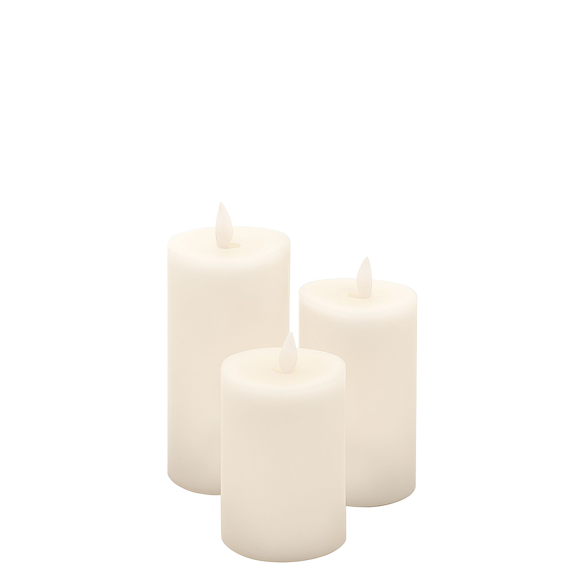 LED-свечи ПОЭЗИЯ белые – набор с батарейками