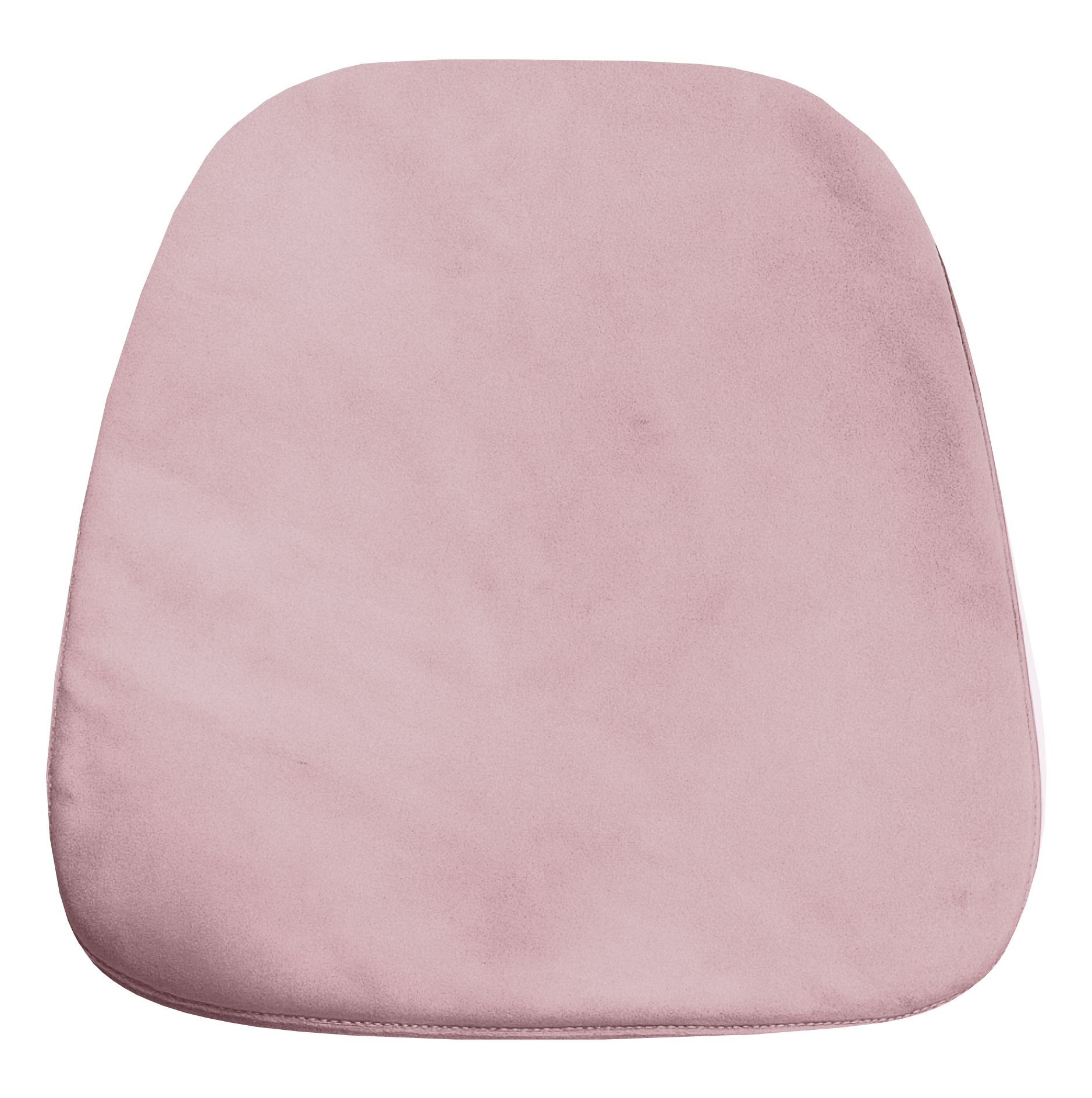 Мягкая ПОДУШКА для пластикового стула бархатная розовая #304