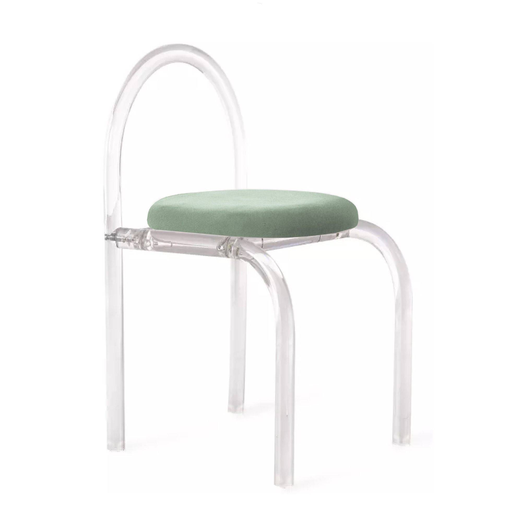 Стул АРОНДИ с эвкалиптовой бархатной подушкой #312