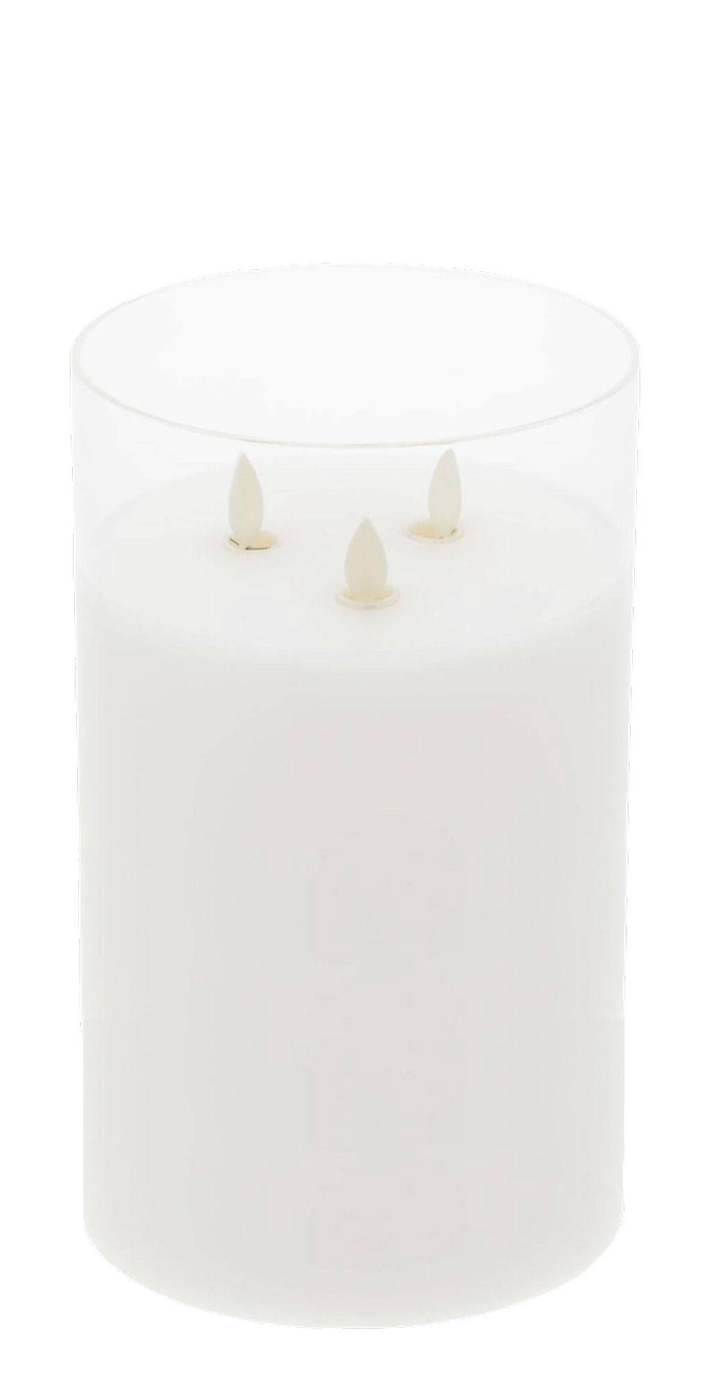 LED-свеча АРИЯ с тройным фитилем СРЕДНЯЯ без батареек