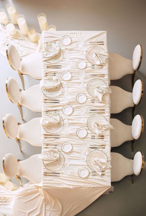 Айвори-сет за прямоугольным столом