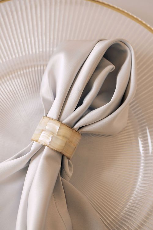 Бело-золотой сет с фонарями