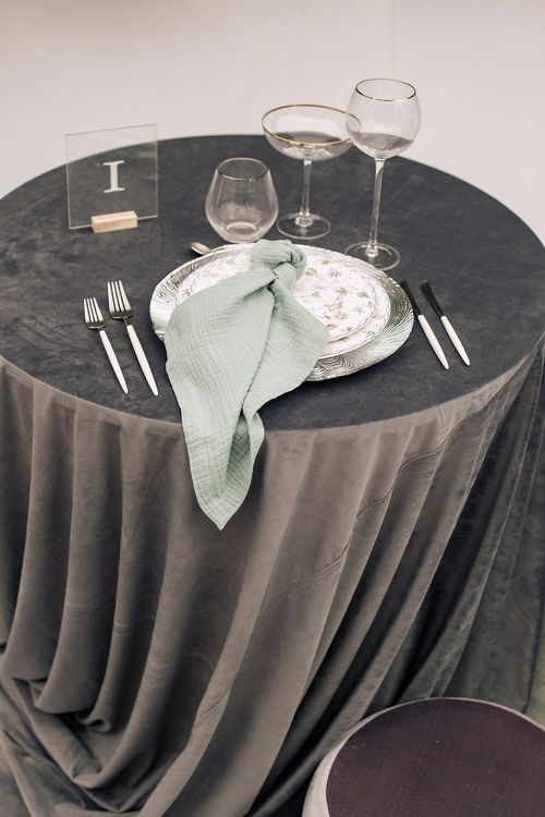 Графитовый сет с муслиновой салфеткой