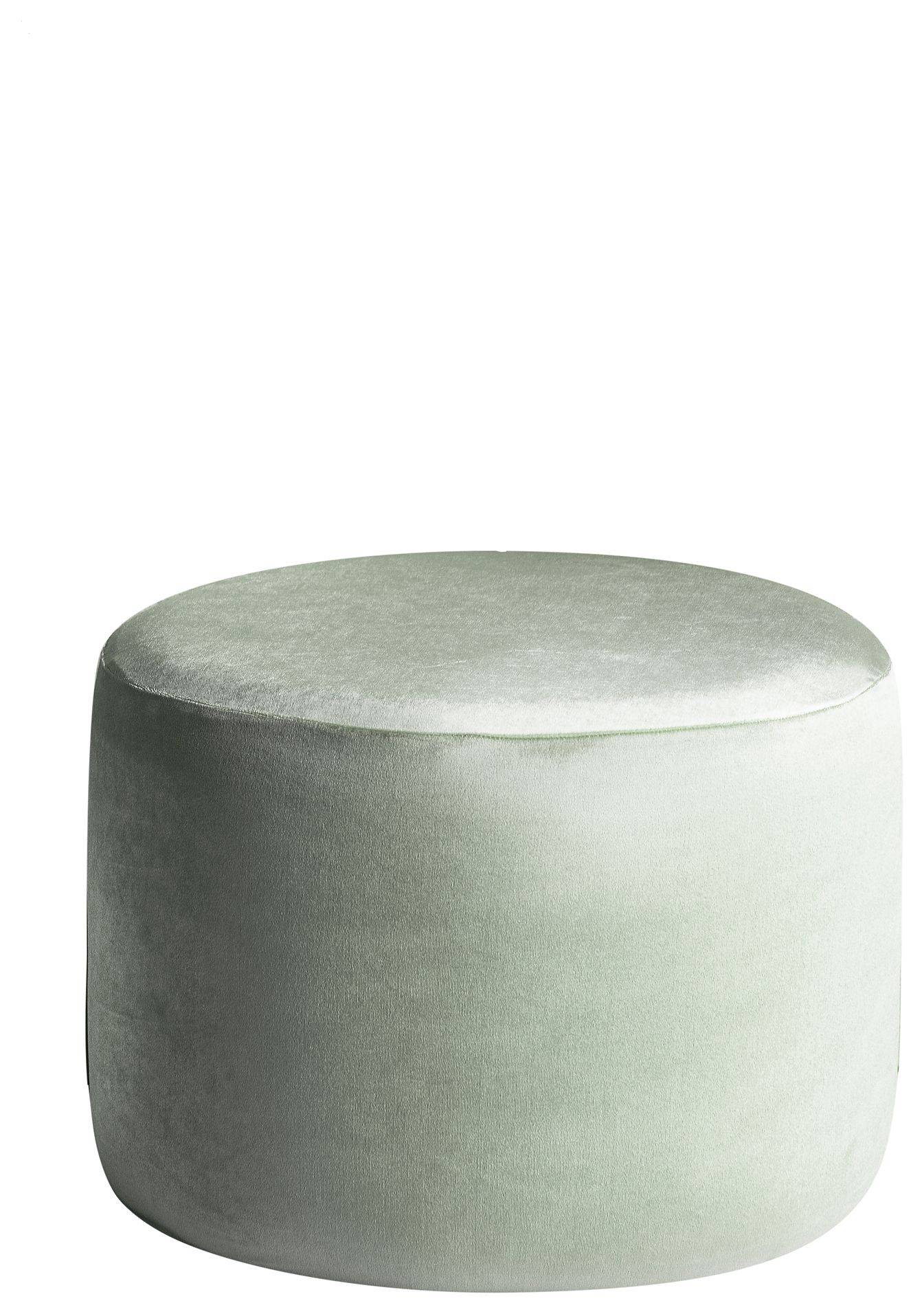 Пуф малый НОРМАН бархатный эвкалиптовый #312