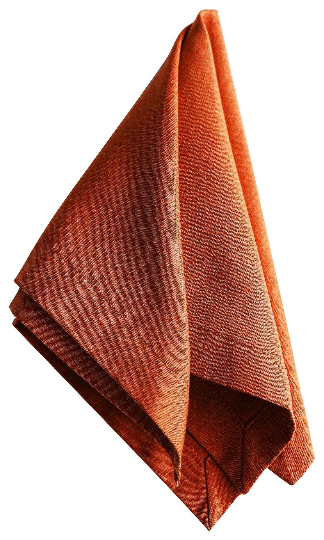 Салфетка ЛЬНЯНАЯ Хейс ТЕРРАКОТОВАЯ #704