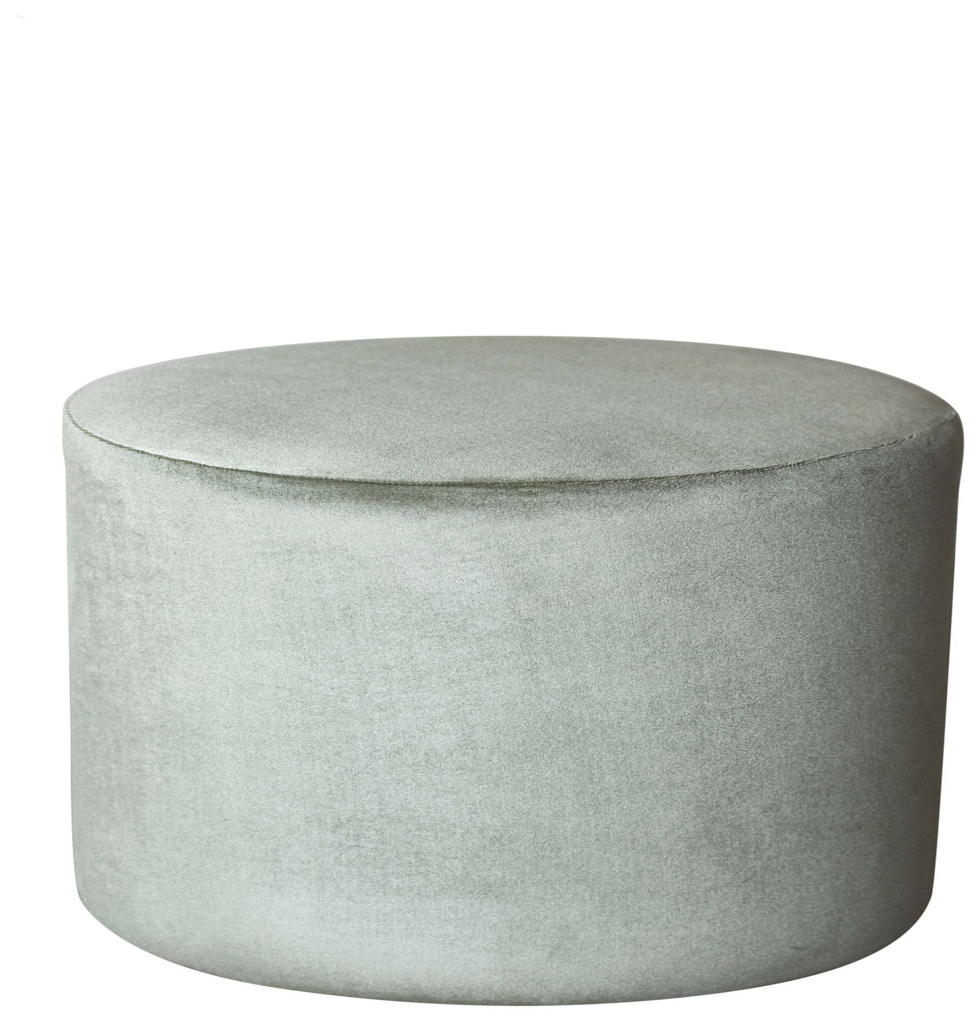 Пуф большой НОРМАН бархатный эвкалиптовый #312