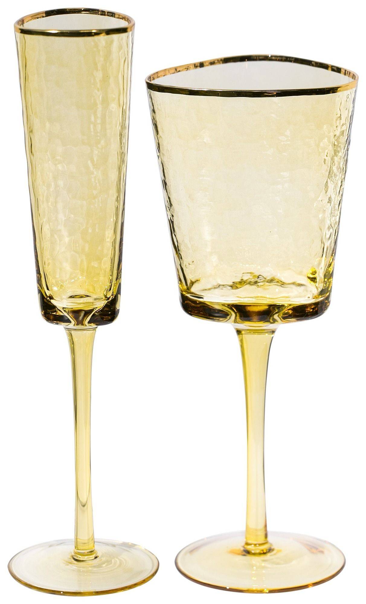 Бокал шафрановый ЭВАНС - набор из 2