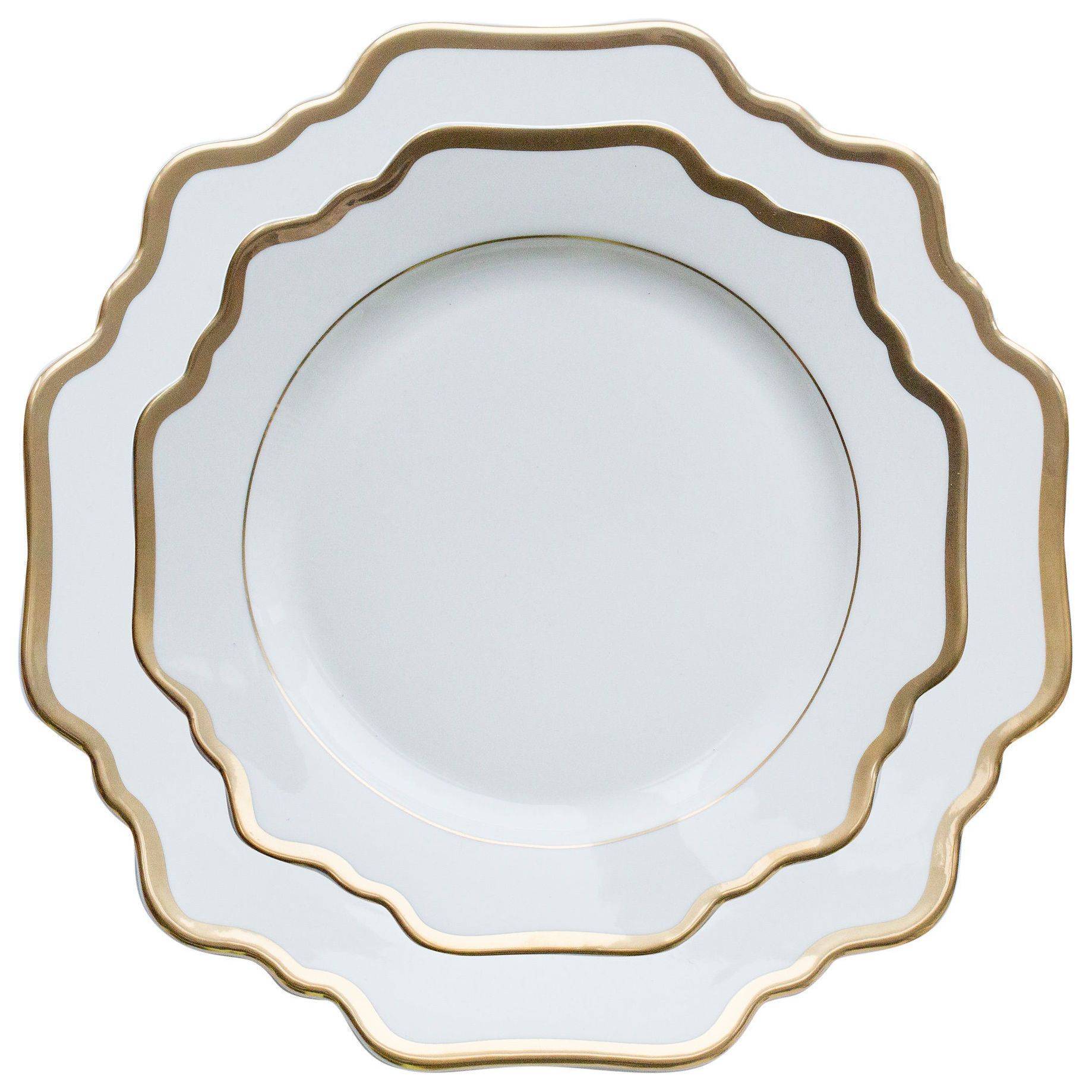 Тарелки АЛЛЕН белые - набор из 2