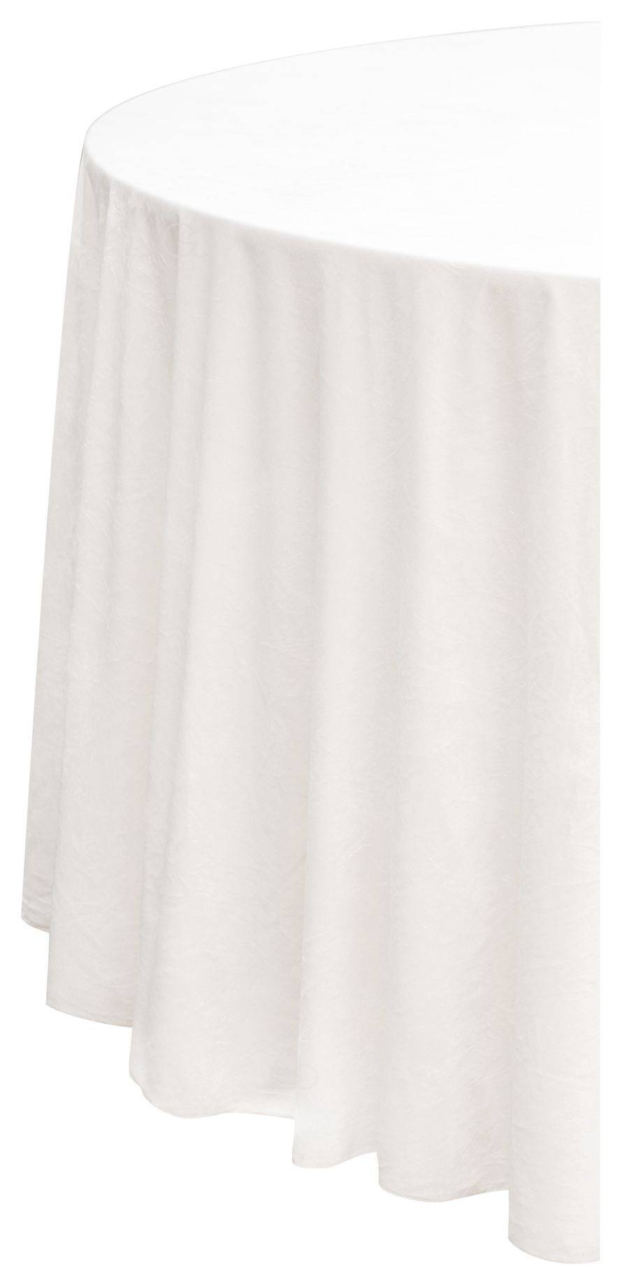 Скатерть круглая БАРХАТНАЯ Альт АЙВОРИ #401