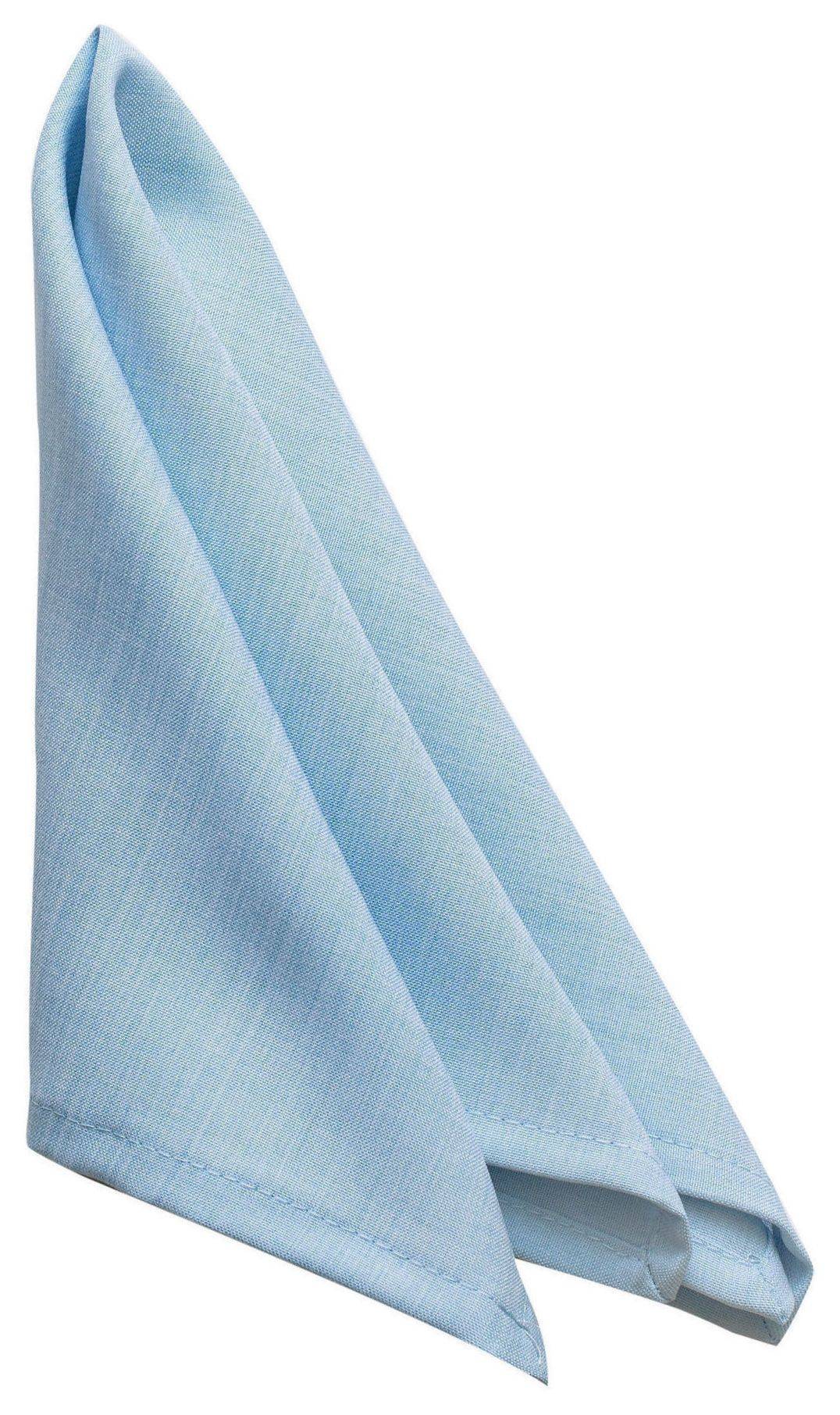 Салфетка ГАБАРДИНОВАЯ Рондо ГОЛУБАЯ #543