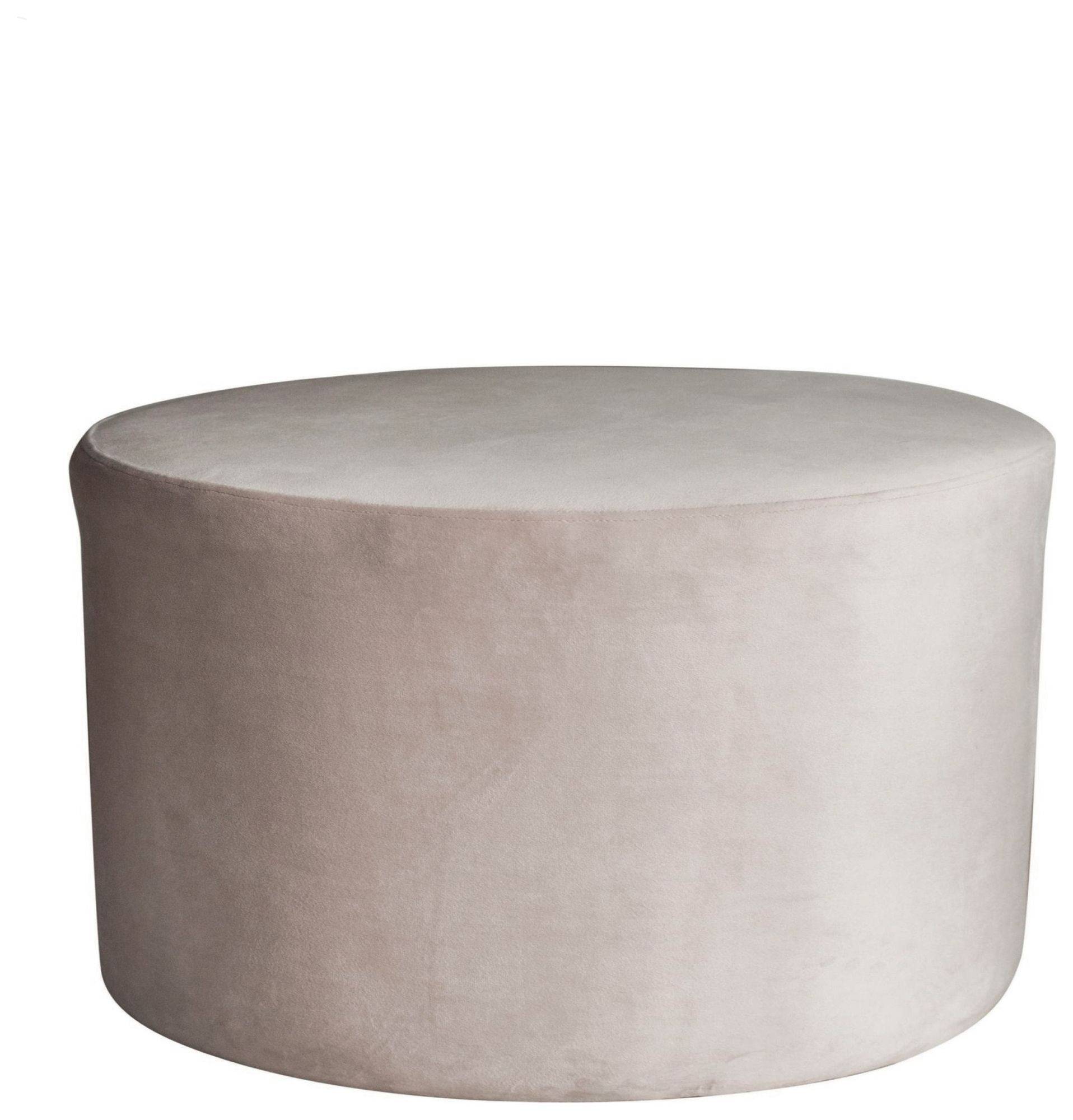 Пуф большой НОРМАН бархатный бежевый #403