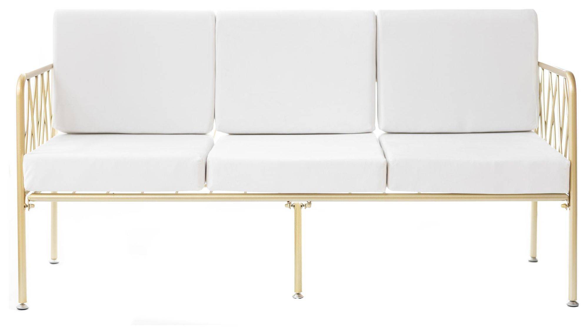 Диван ЛИЕПА трехместный айвори #401