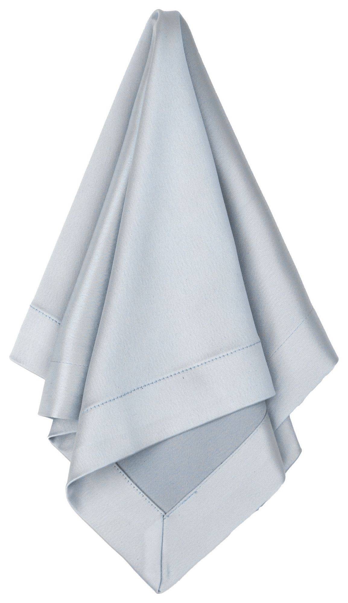 Салфетка АТЛАСНАЯ Аккорд СТАЛЬНАЯ СЕРАЯ с широким уголком #203