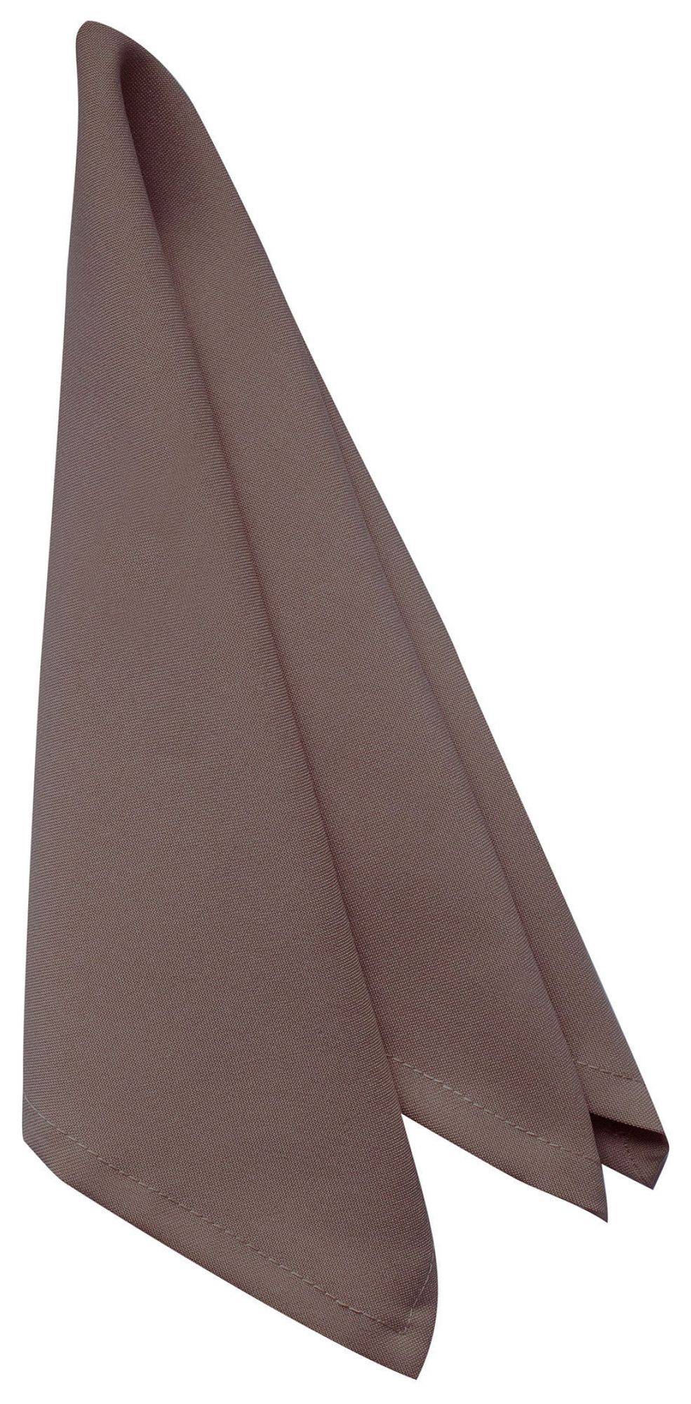 Салфетка Рондо какао — уютный цвет, плотный габардин и лучшая цена аренды текстиля.