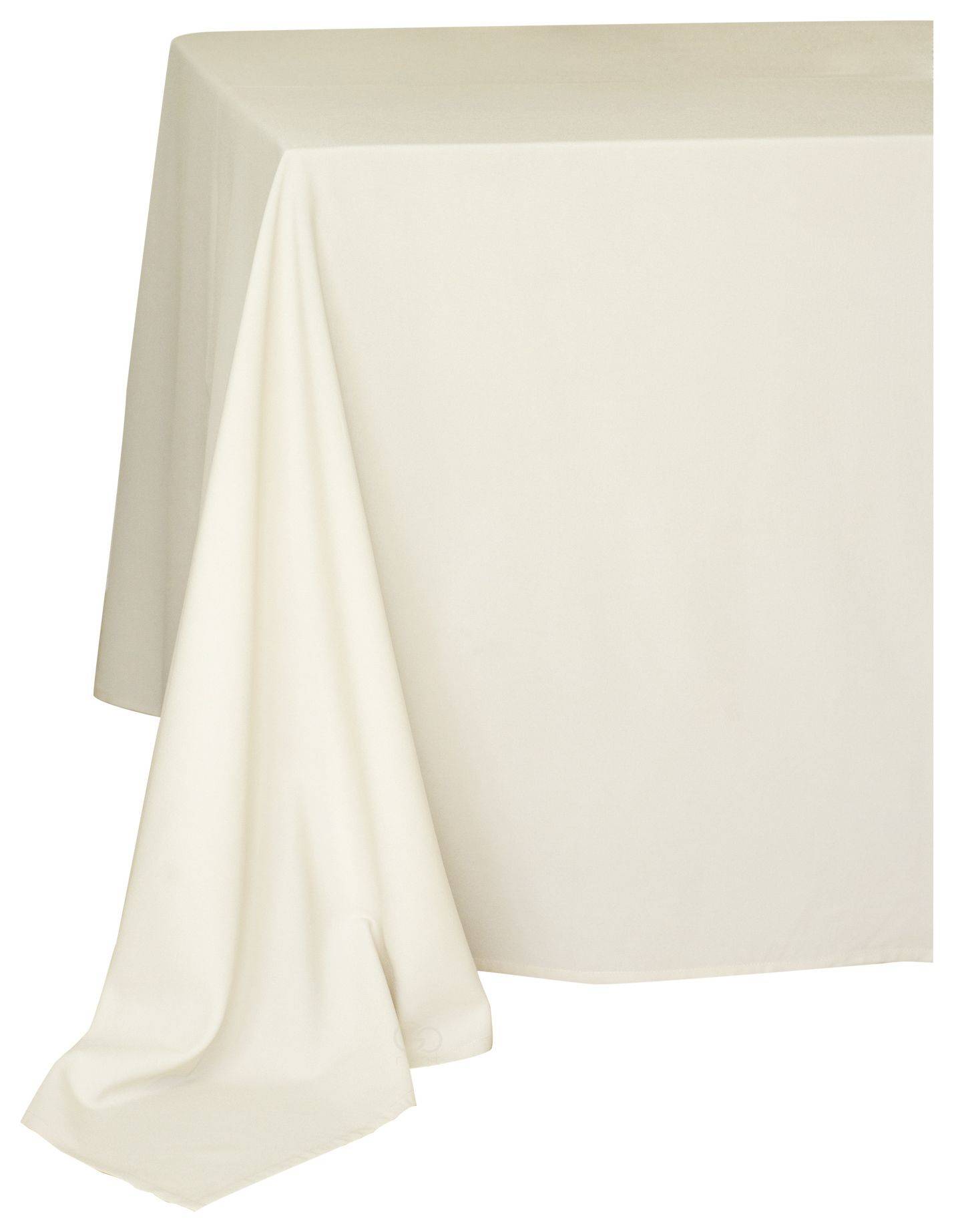 Скатерть прямоугольная ГАБАРДИНОВАЯ Рондо айвори 1 УВЕЛИЧЕННАЯ #502