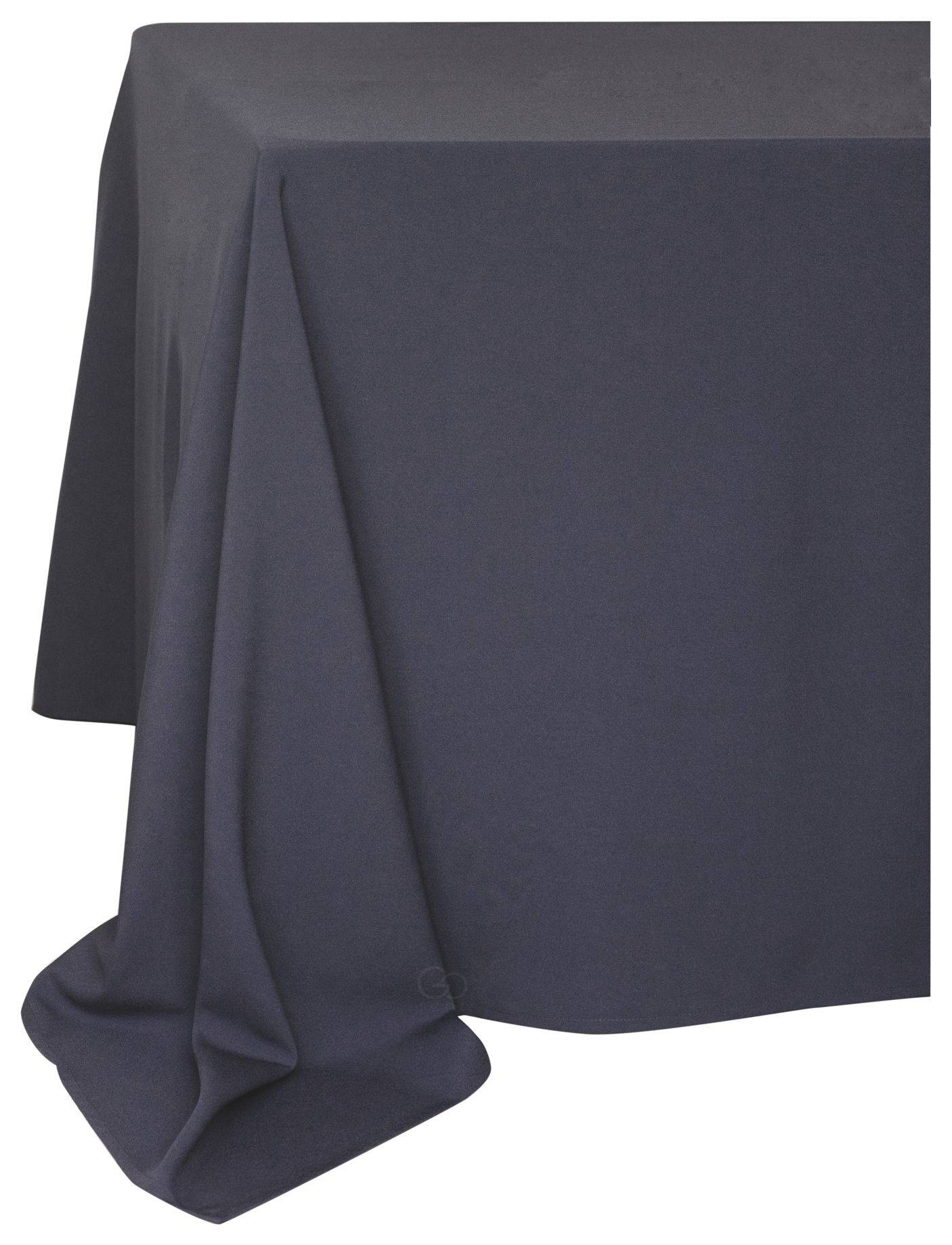 Скатерть прямоугольная ГАБАРДИНОВАЯ Рондо темно-серая #538