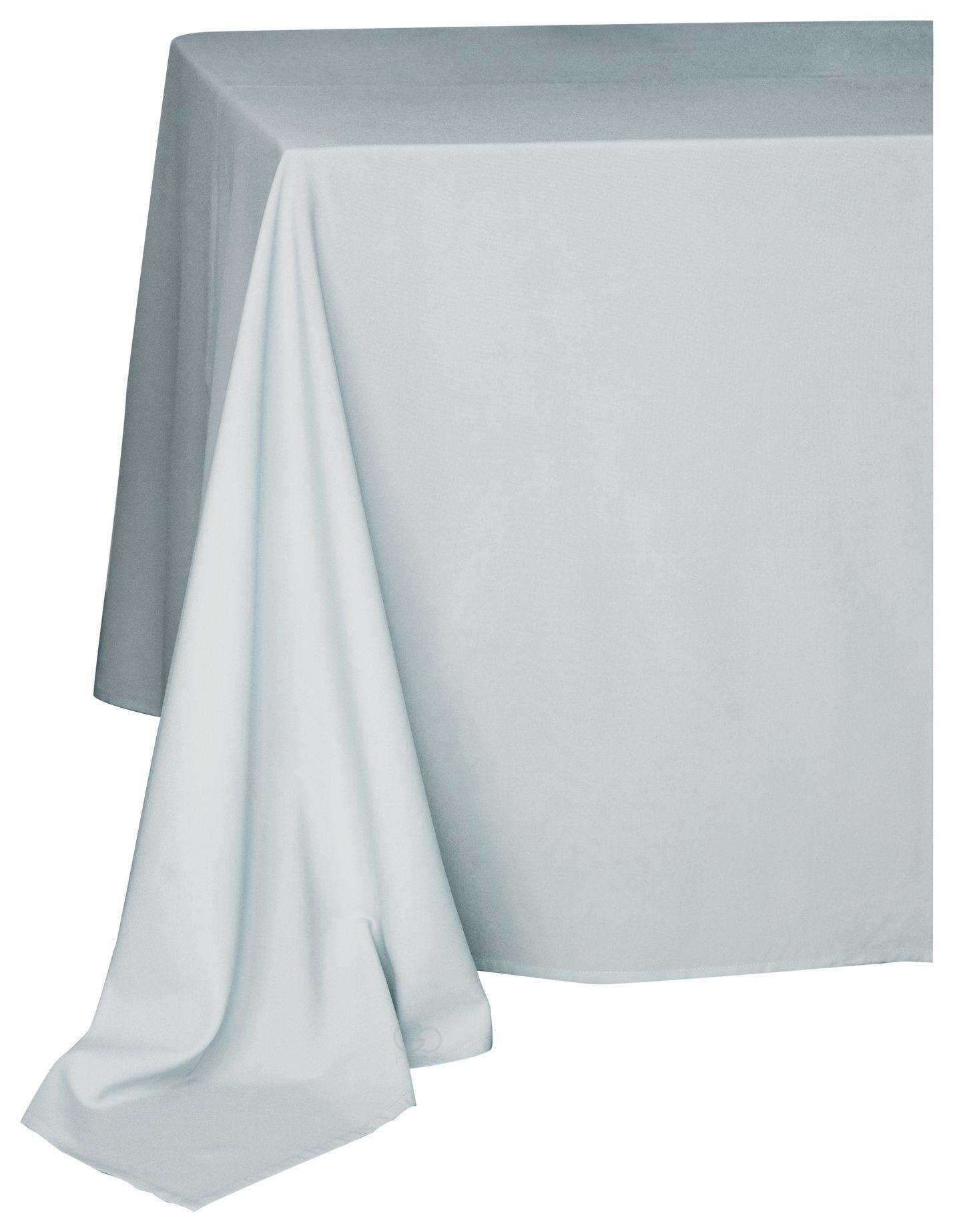 Скатерть прямоугольная ГАБАРДИНОВАЯ Рондо стальная серая #531