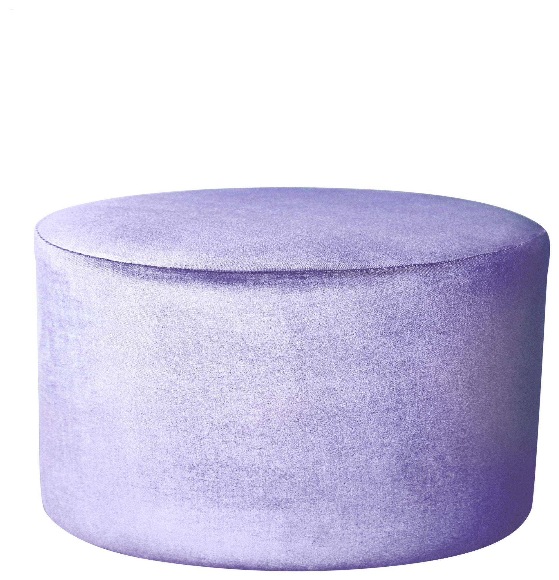 Пуф большой НОРМАН бархатный лавандовый #306