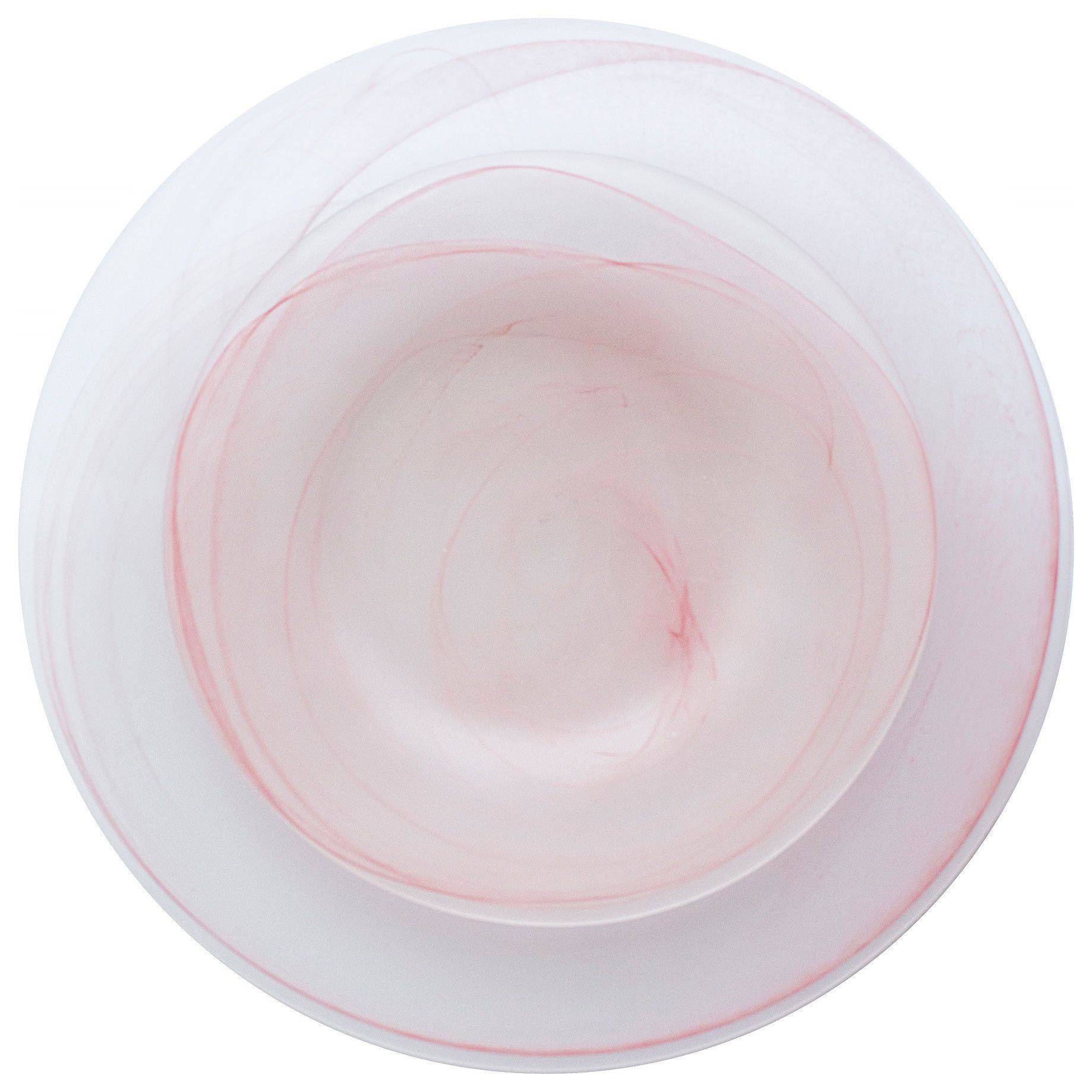 Тарелки АКВАРЕЛЬ розовые –  набор из 2