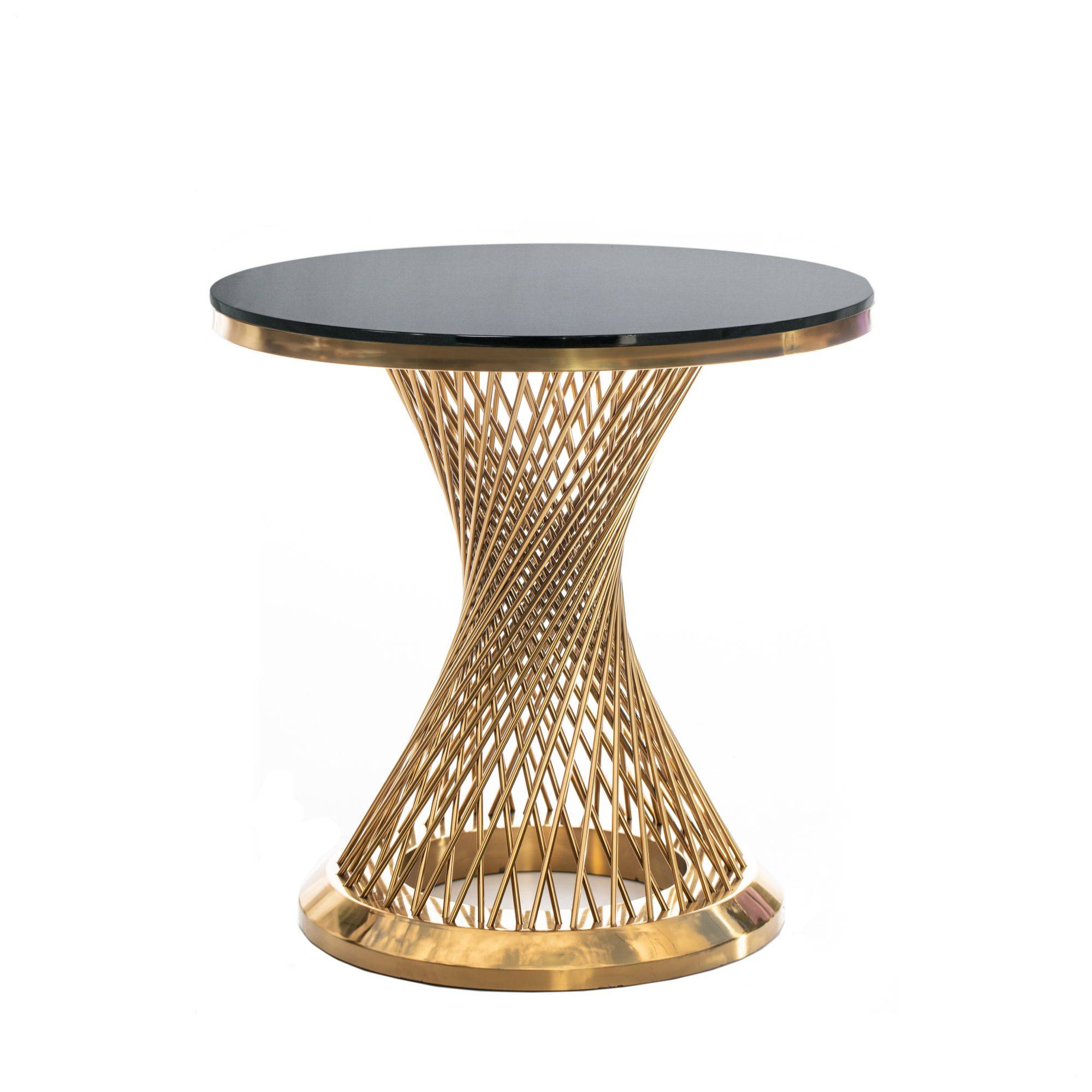 Аренда стол для торта ГЕРОЛЬД черно-золотого цвета | Go Rent