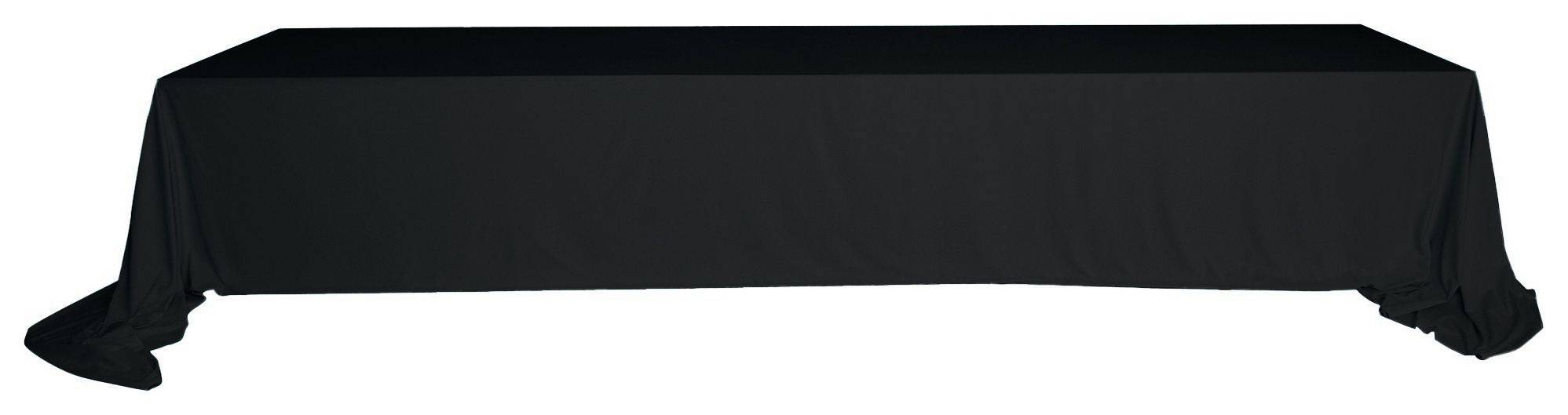 Скатерть ЛАРГО XXXL бесшовная ЧЕРНАЯ прямоугольная #112