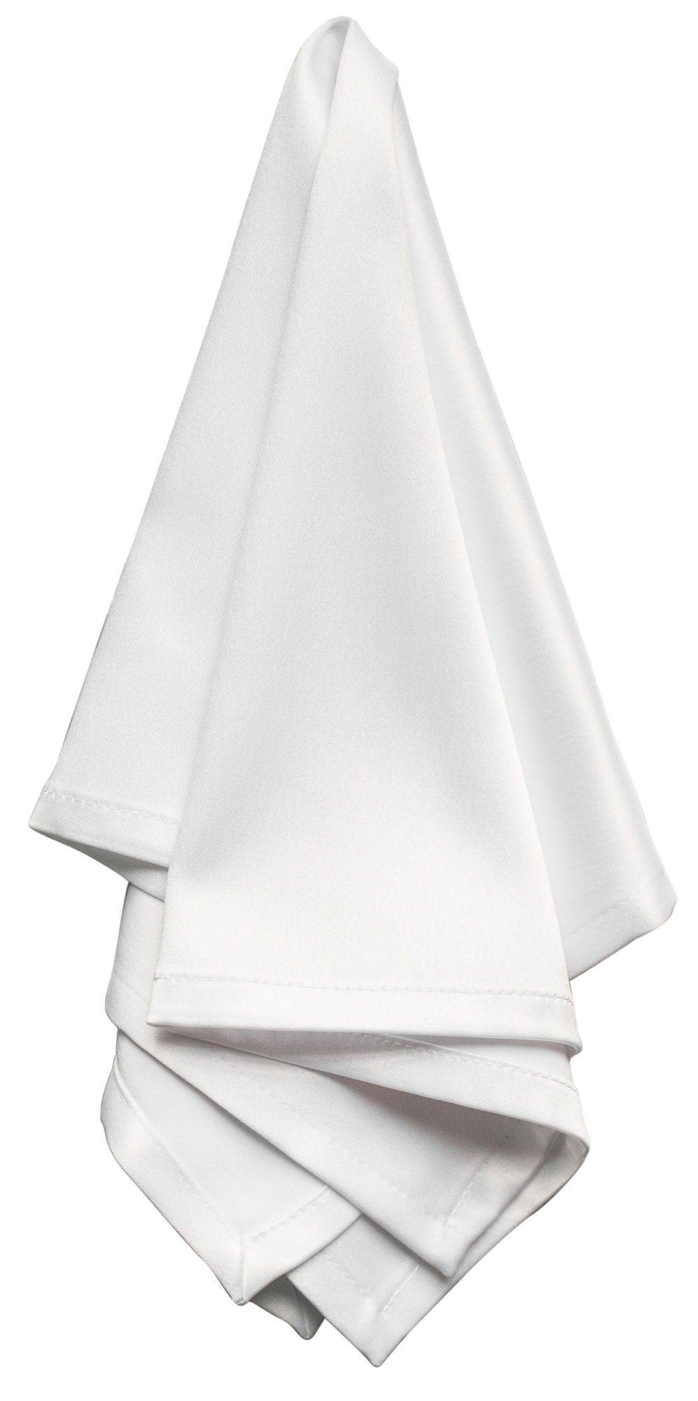 Салфетка АТЛАСНАЯ Нота БЕЛАЯ #201