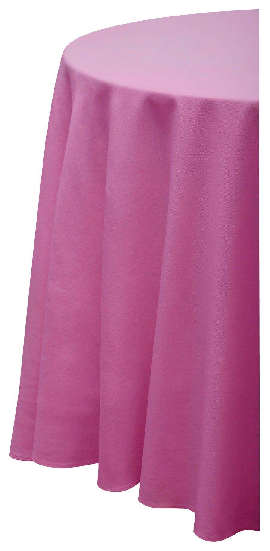 Скатерть круглая ГАБАРДИНОВАЯ Рондо маджента #516