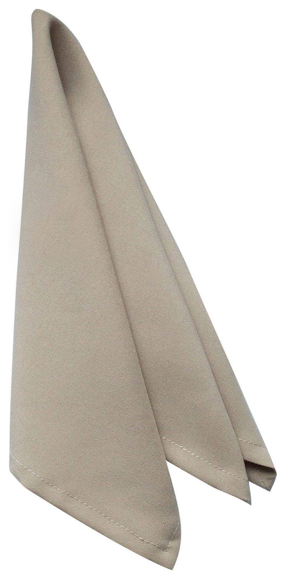 Габардиновая салфетка Рондо песочного цвета — гармония естественных тонов.