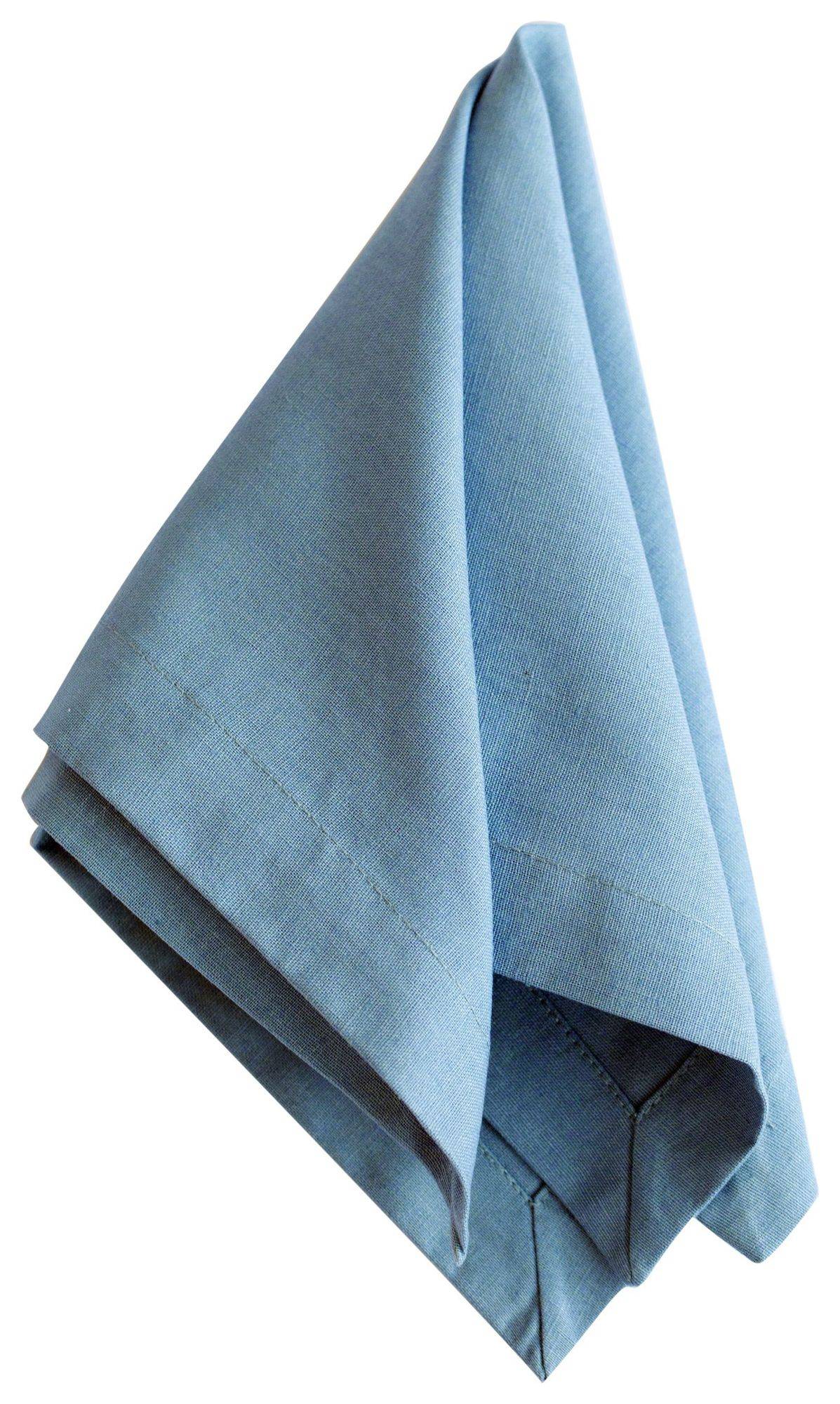 Салфетка ЛЬНЯНАЯ Хейс цвета ДЕНИМ #706