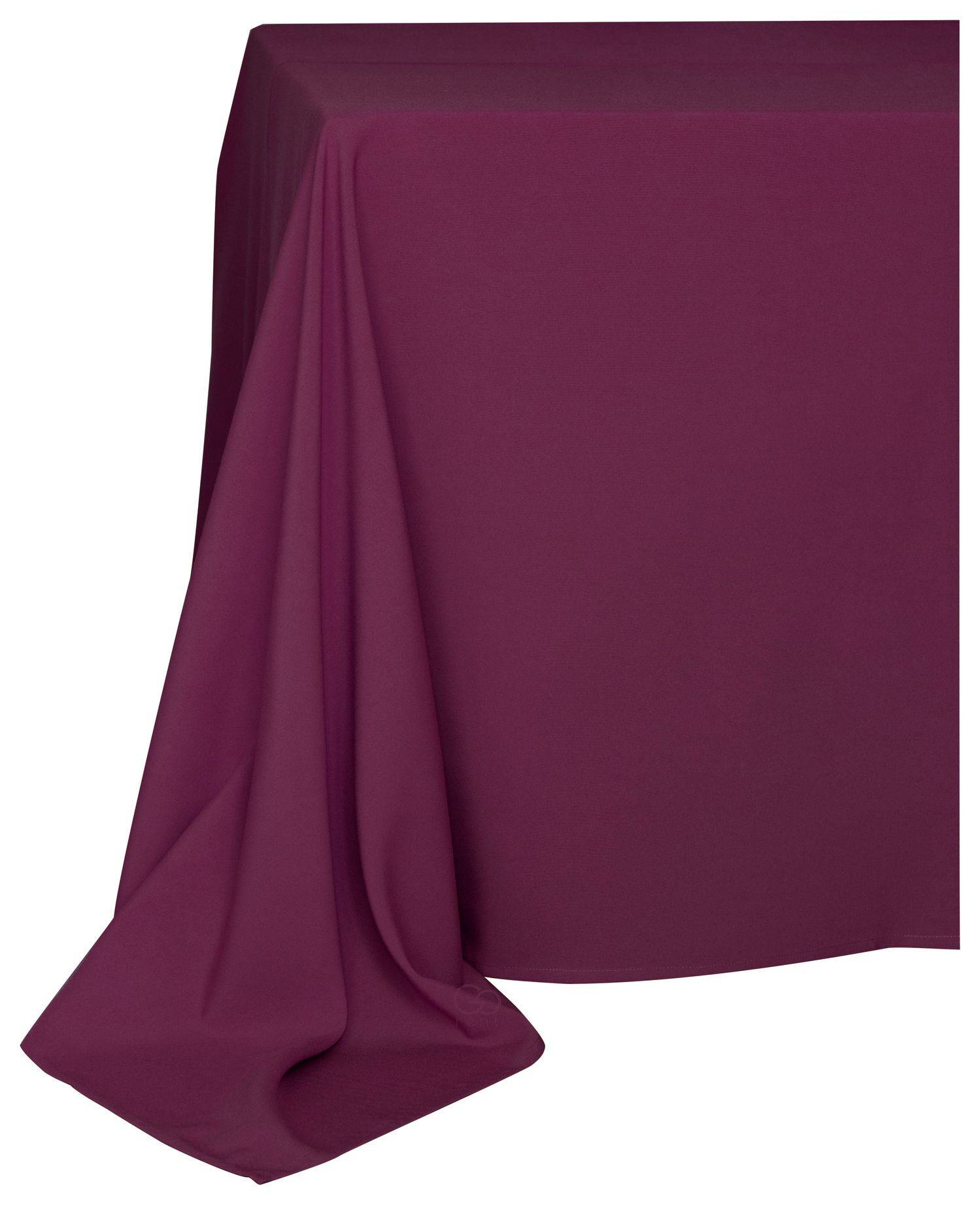 Скатерть прямоугольная ГАБАРДИНОВАЯ Рондо бургунди #530/532