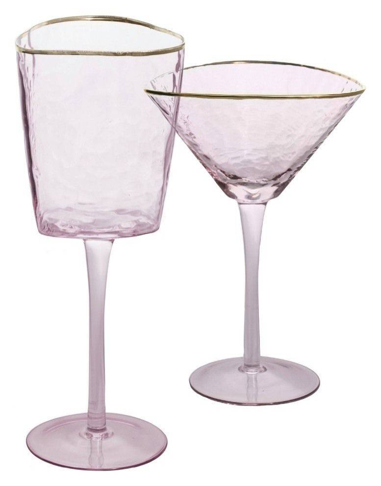 Бокал розовый ЭВАНС – набор из 2