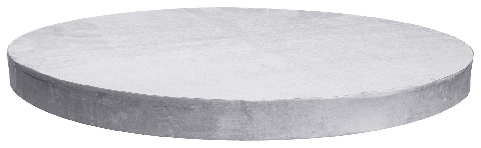 Подиум бархатный САГАН круглый жемчужно-серый #104