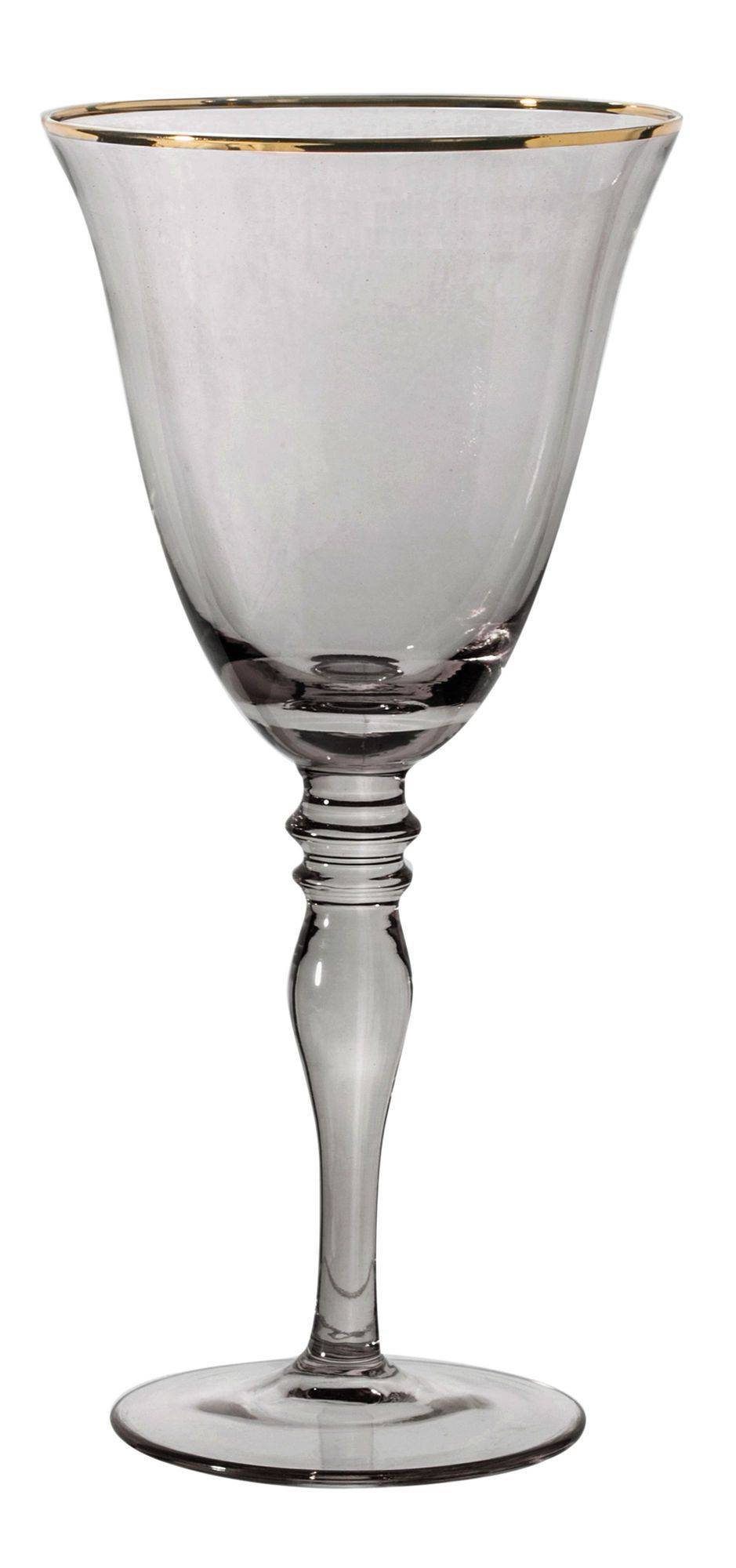 Бокал прозрачный серый КИЛИАН 300 мл