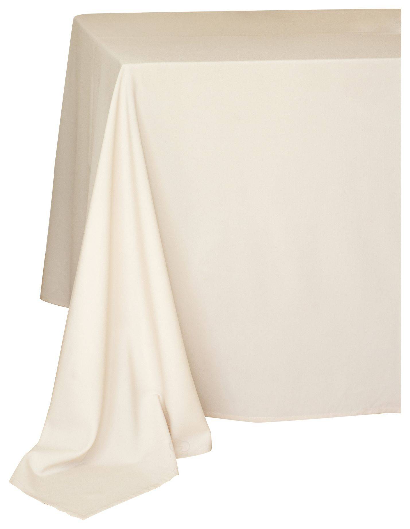 Скатерть прямоугольная ГАБАРДИНОВАЯ Рондо светло-бежевая #526