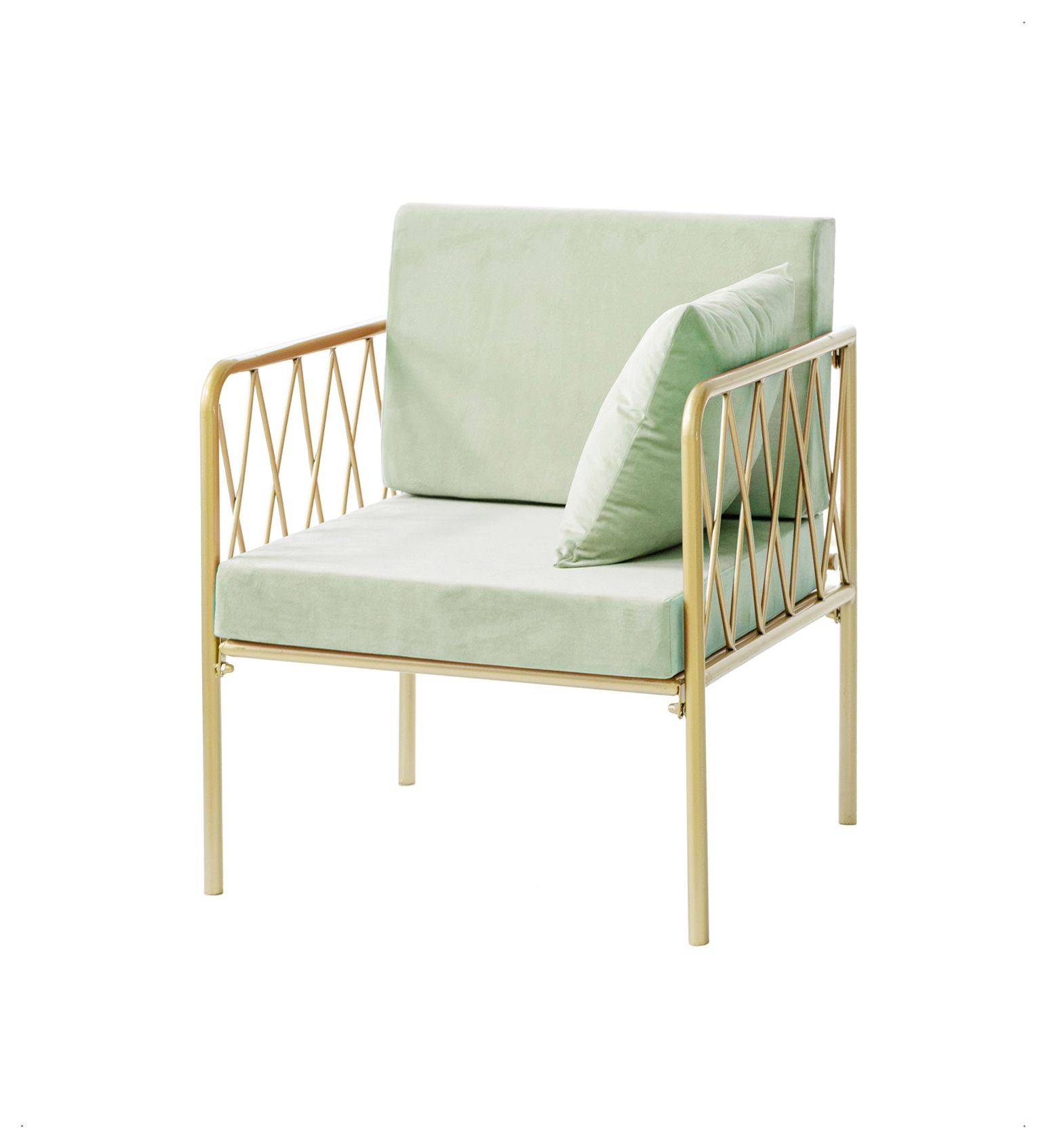 Кресло ЛИЕПА папоротниковое #108