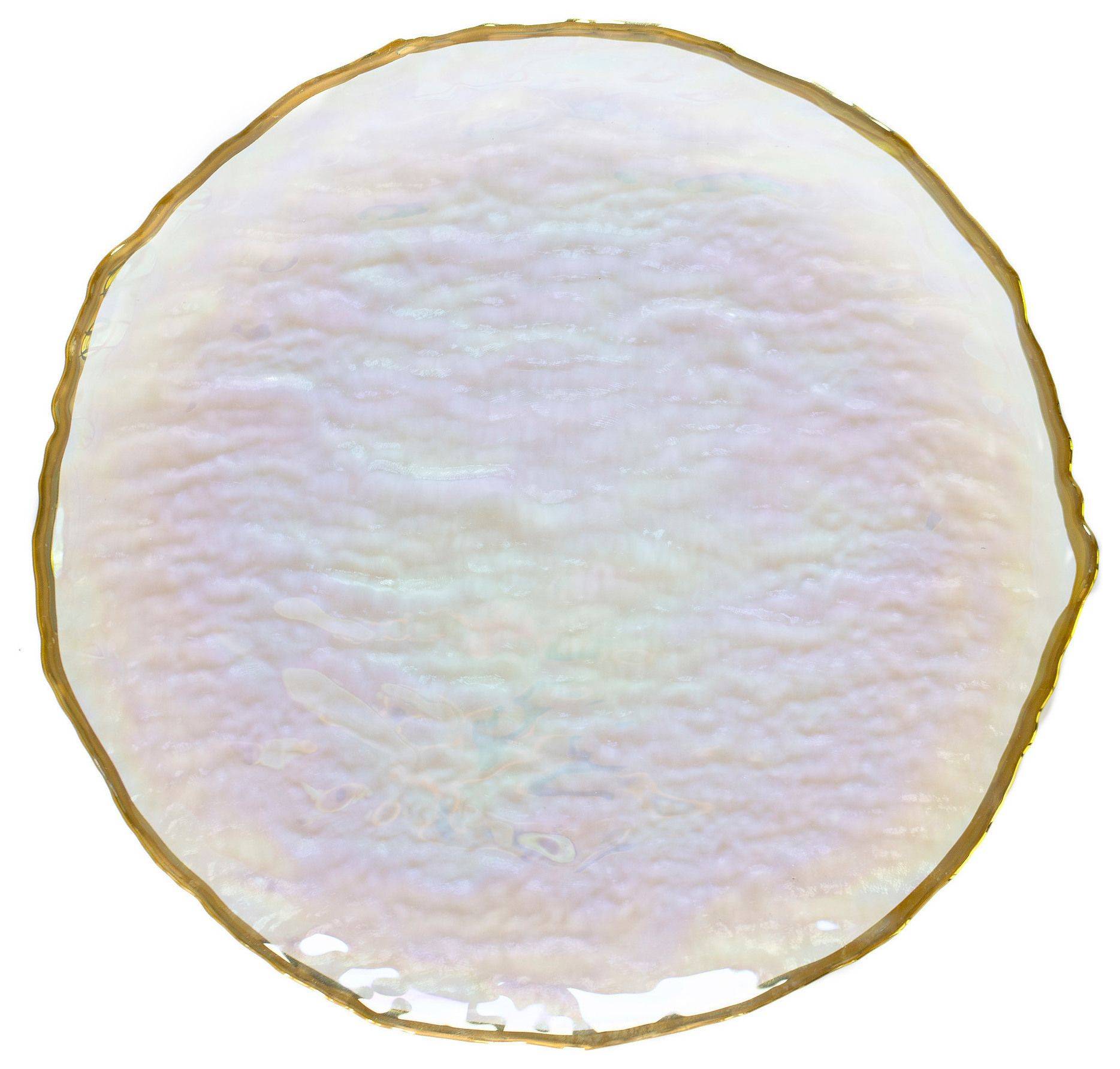 Тарелка КАМЕО подстановочная ПЕРЛАМУТРОВАЯ