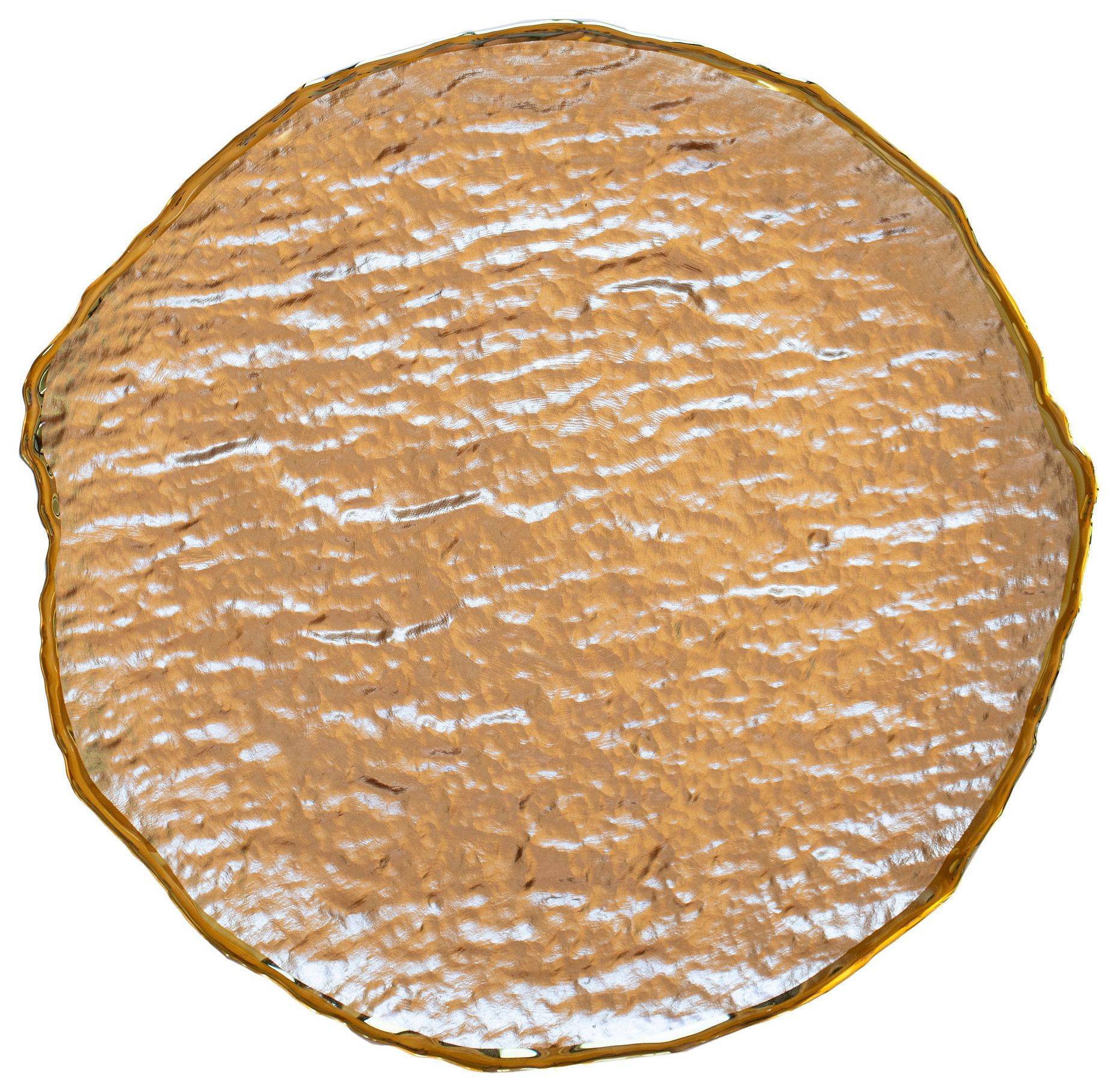 Тарелка КАМЕО подстановочная ЗОЛОТОГО цвета