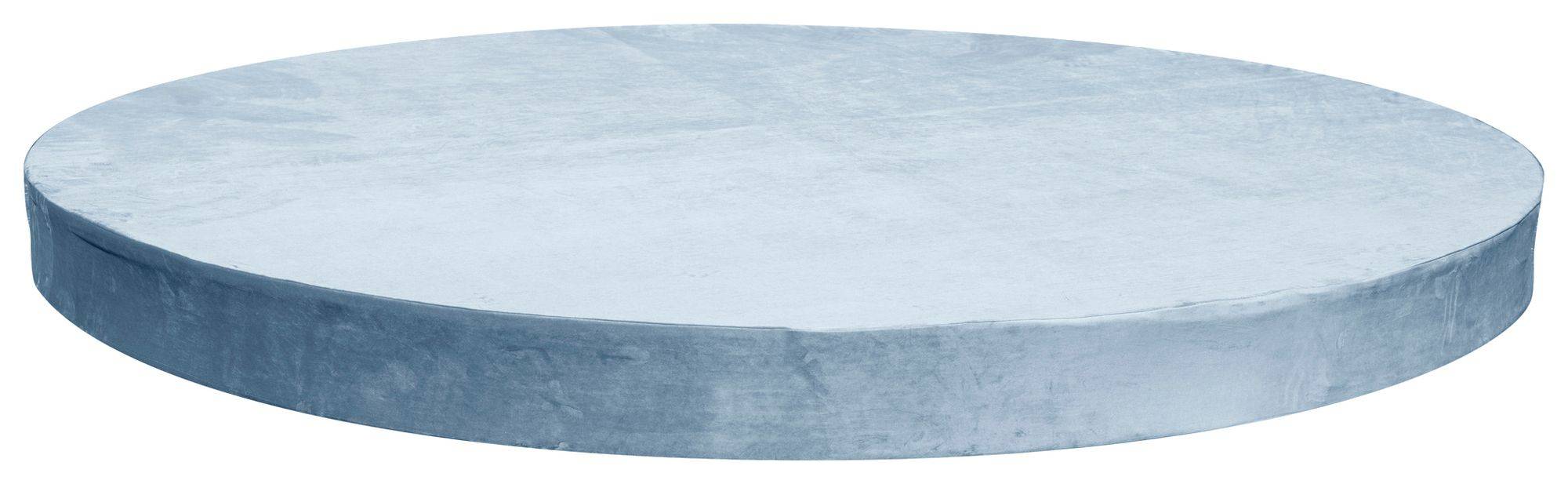 Подиум бархатный САГАН круглый голубой #107