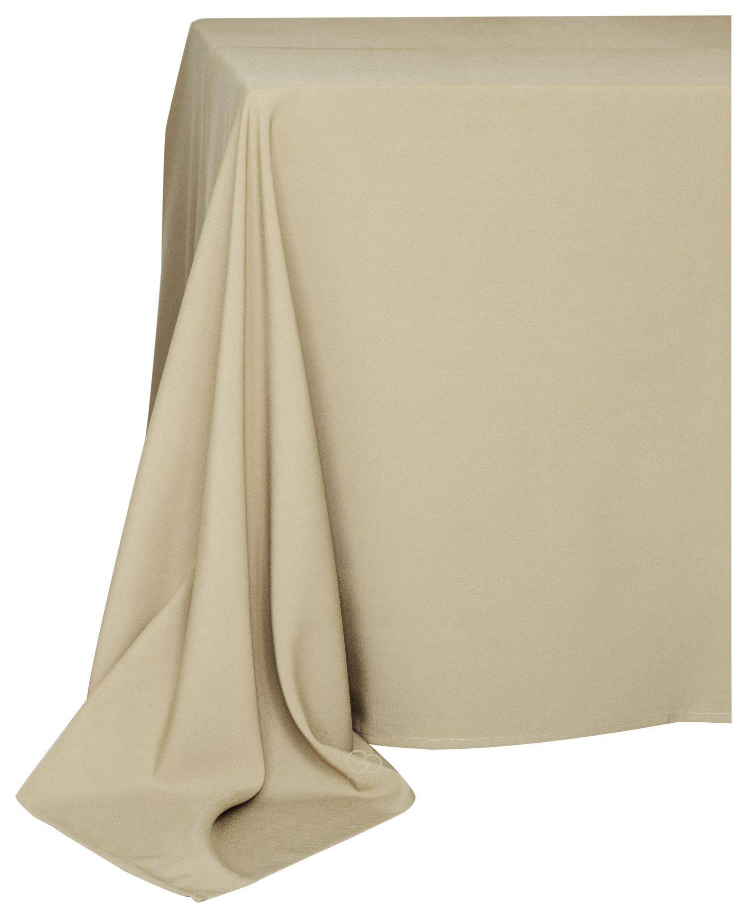 Скатерть прямоугольная ГАБАРДИНОВАЯ Рондо соломенная #517