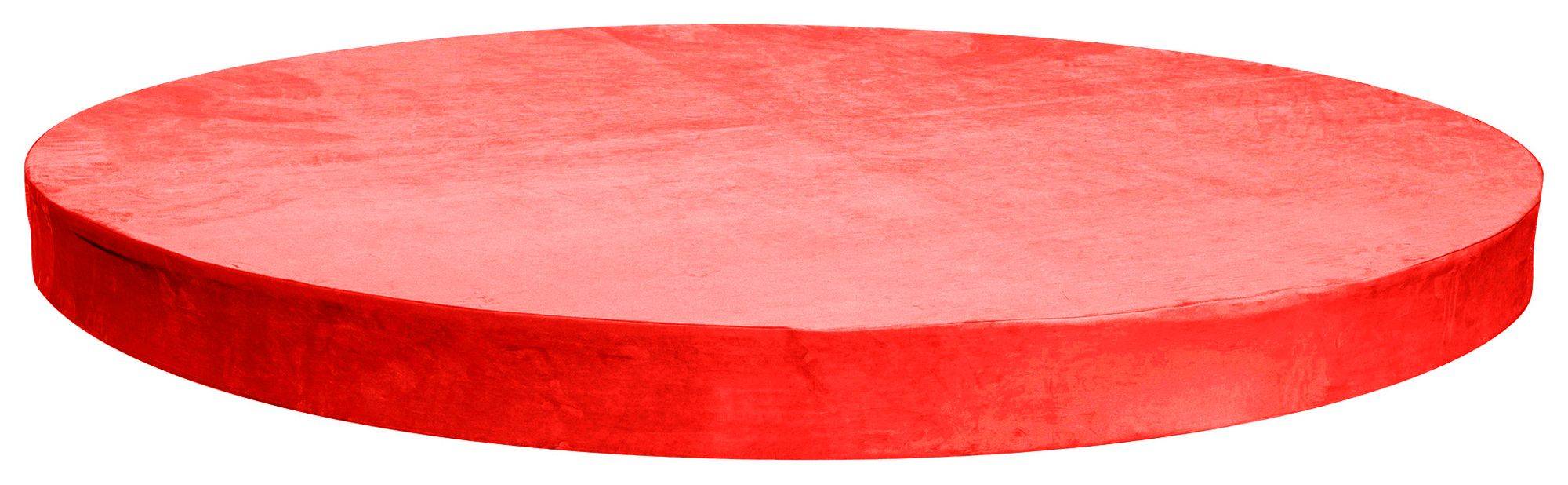 Подиум бархатный САГАН круглый КРАСНЫЙ #323