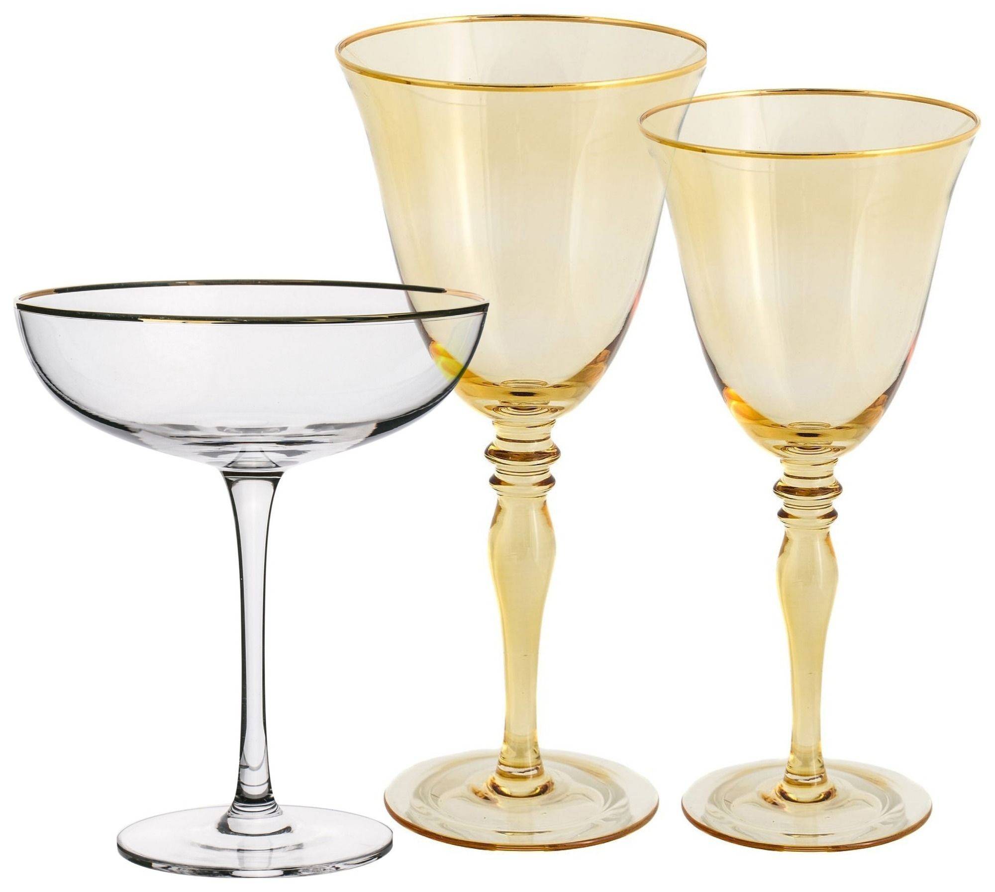 Бокалы КИЛИАН янтарные - набор из 3