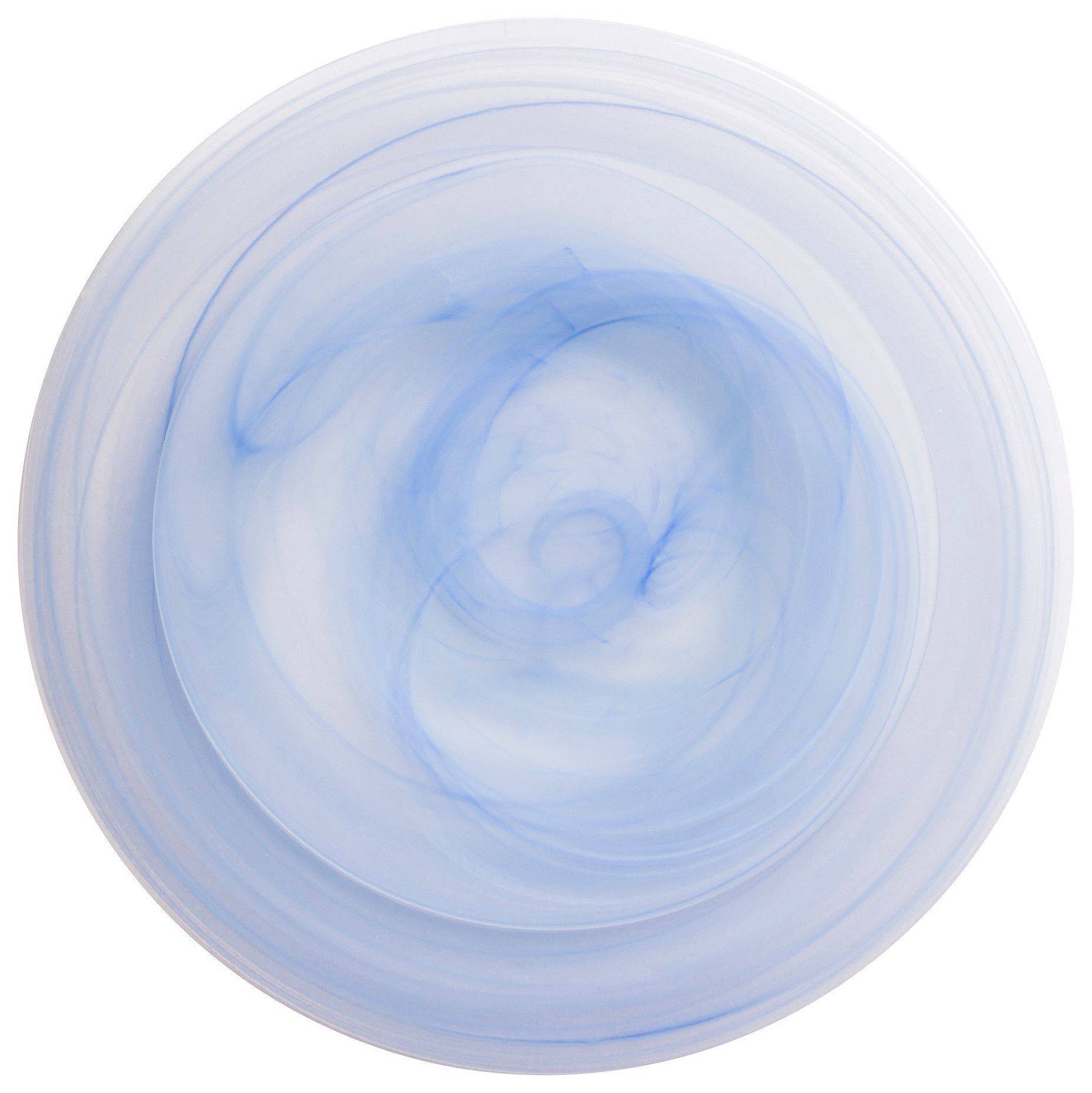 Тарелки АКВАРЕЛЬ голубые –  набор из 2