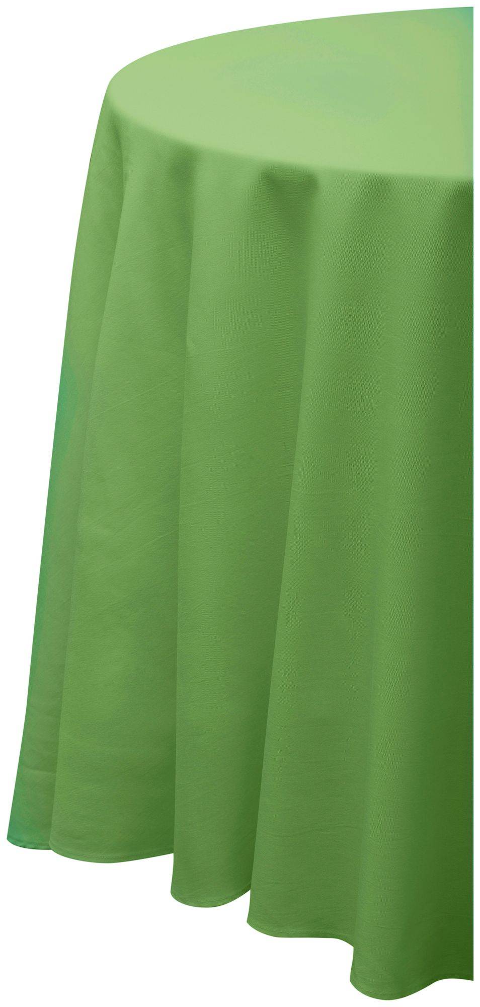 Скатерть круглая ГАБАРДИНОВАЯ Рондо травяная #534